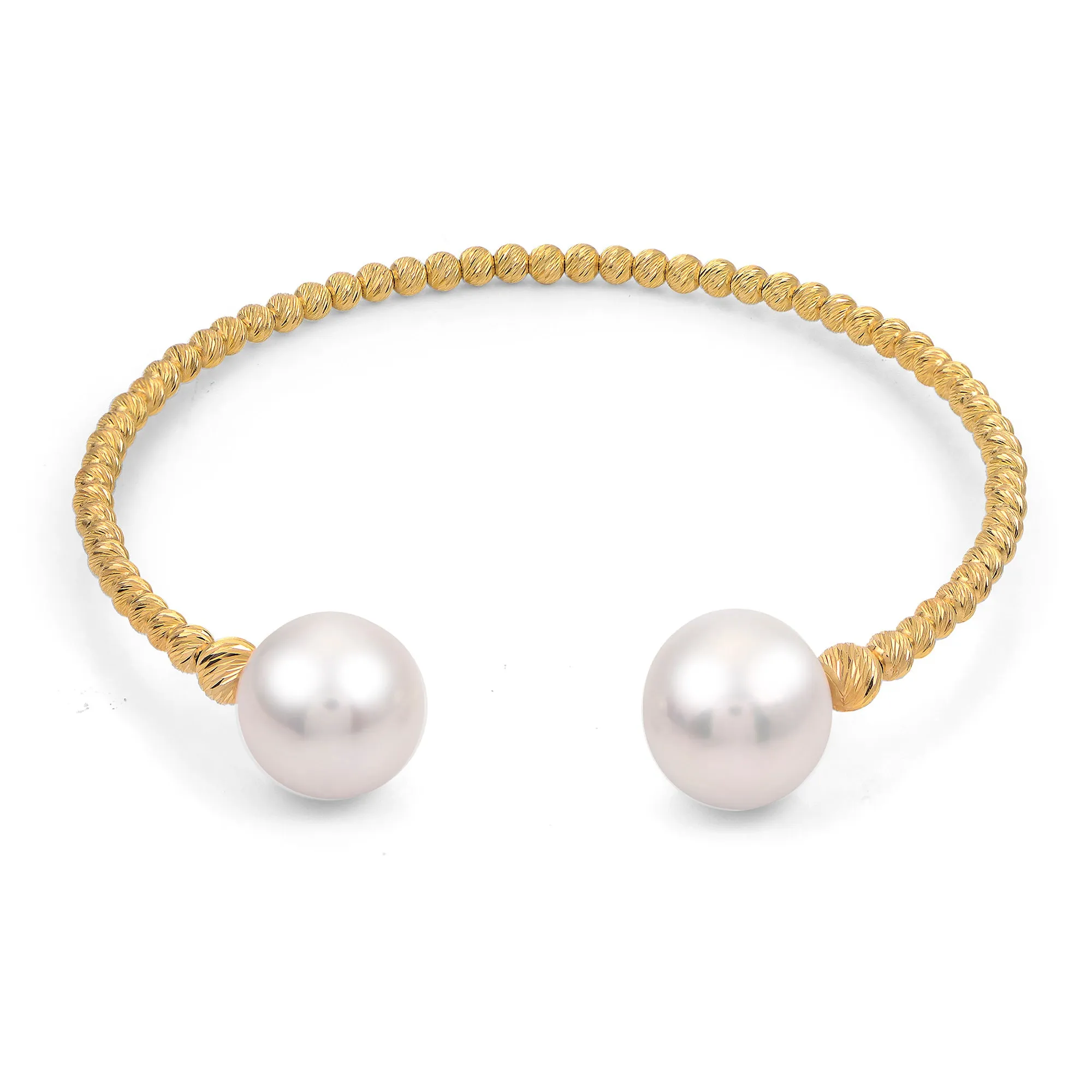 14KT Yellow Gold Freshwater Pearl Bracelet