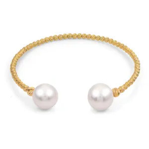 14KT Yellow Gold Freshwater Pearl Bracelet
