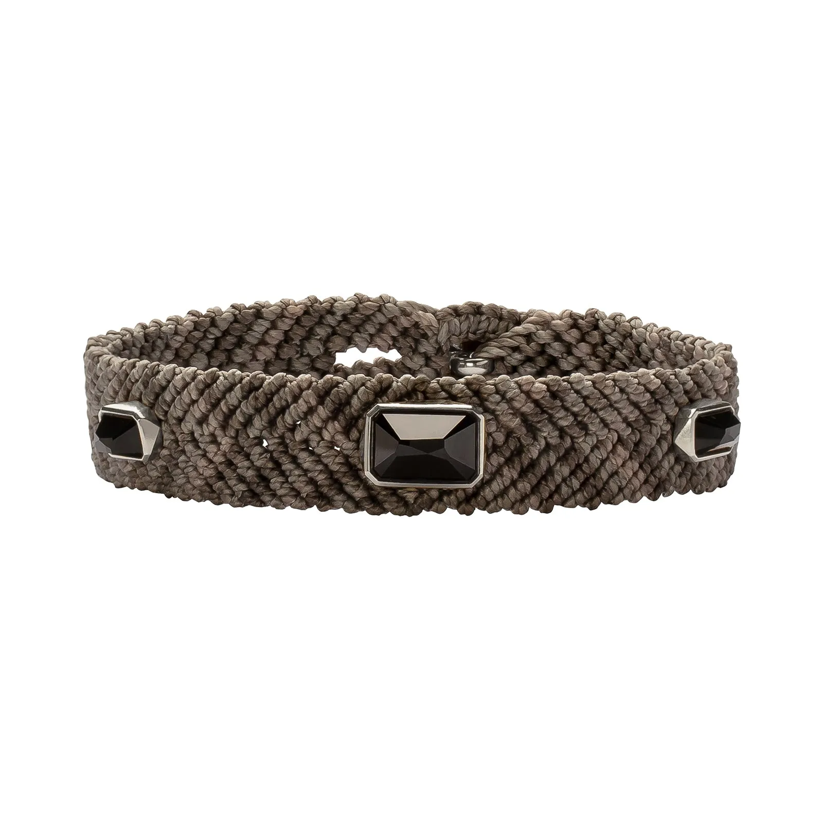 15mm Safari Bracelet - Black Jade