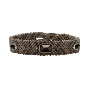 15mm Safari Bracelet - Black Jade