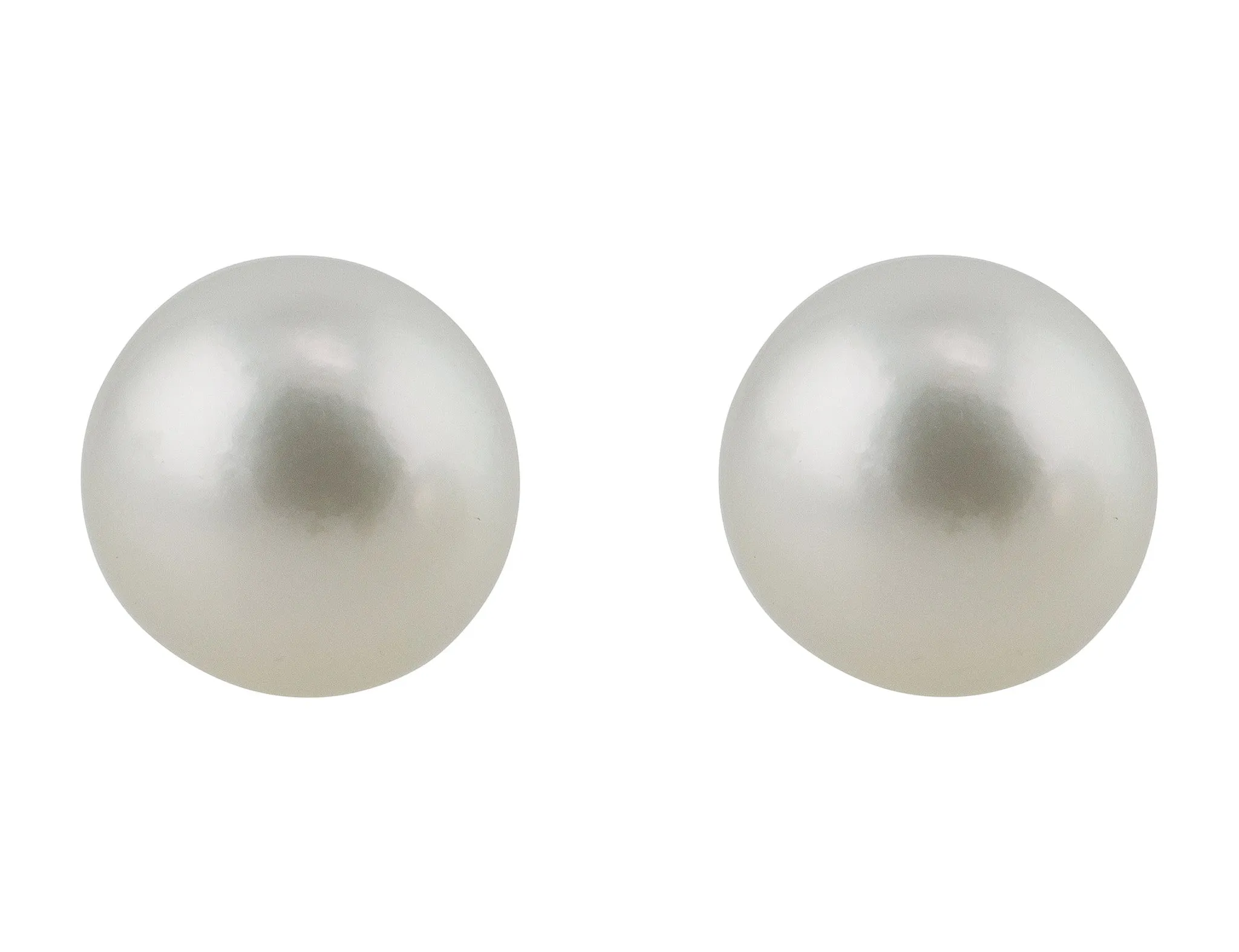 18k White Gold South Sea Pearl Earrings