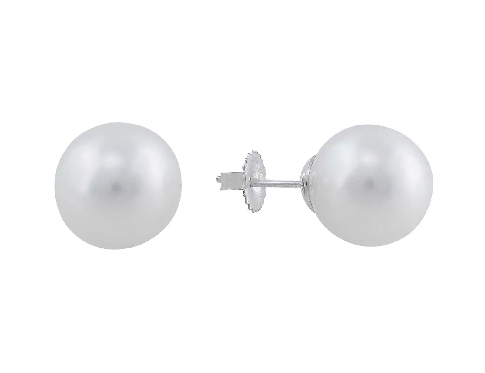 18k White Gold South Sea Pearl Earrings