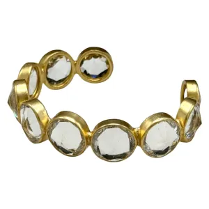 233-ICE-G | MARIA CRYSTAL CUFF (ICE/GOLD)