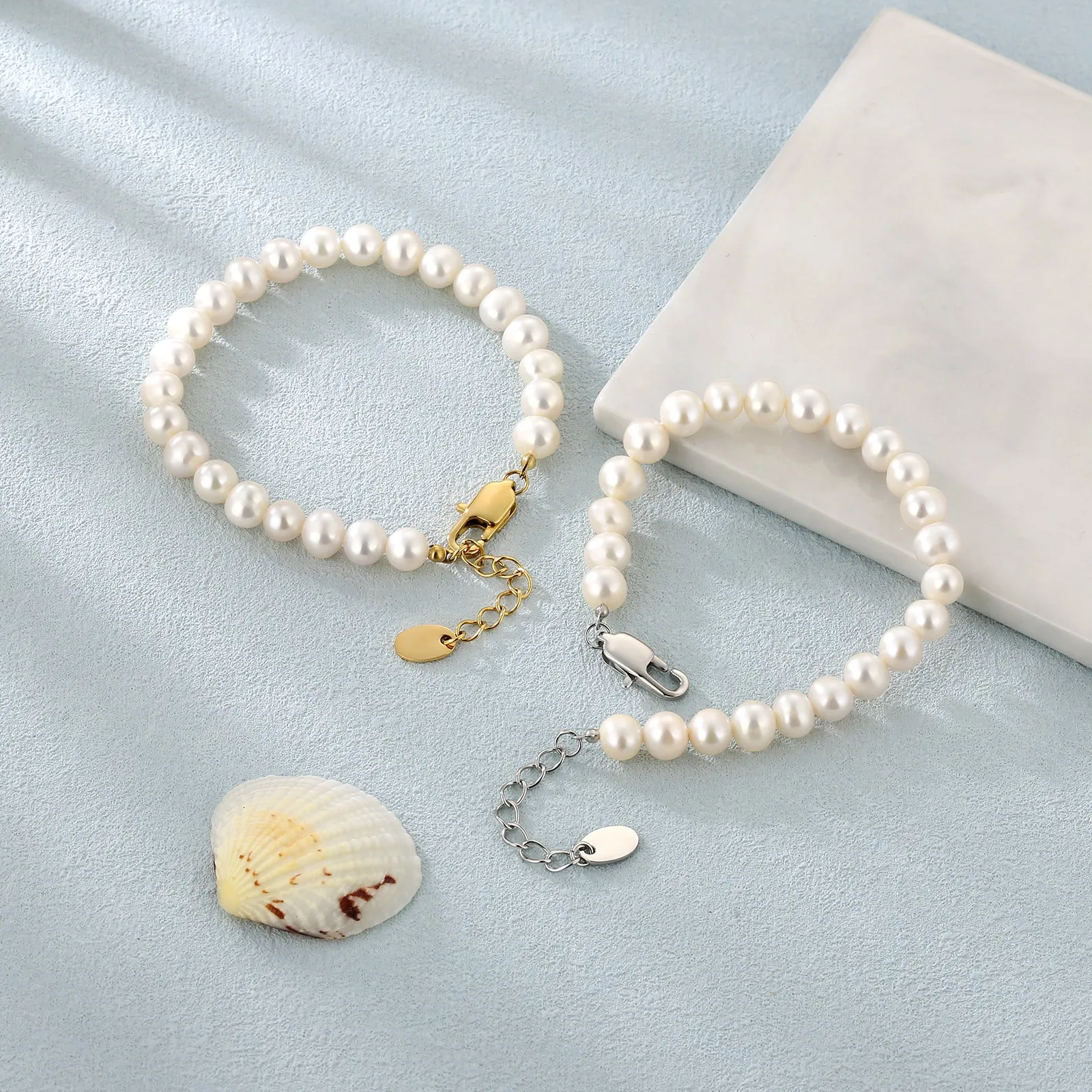 6mm Freshwater Pearl  Bracelet for Women