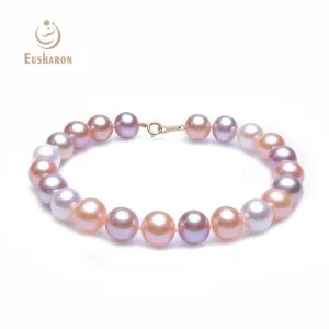7.5-8mm Mixed Color Round Freshwater Pearl Bracelet