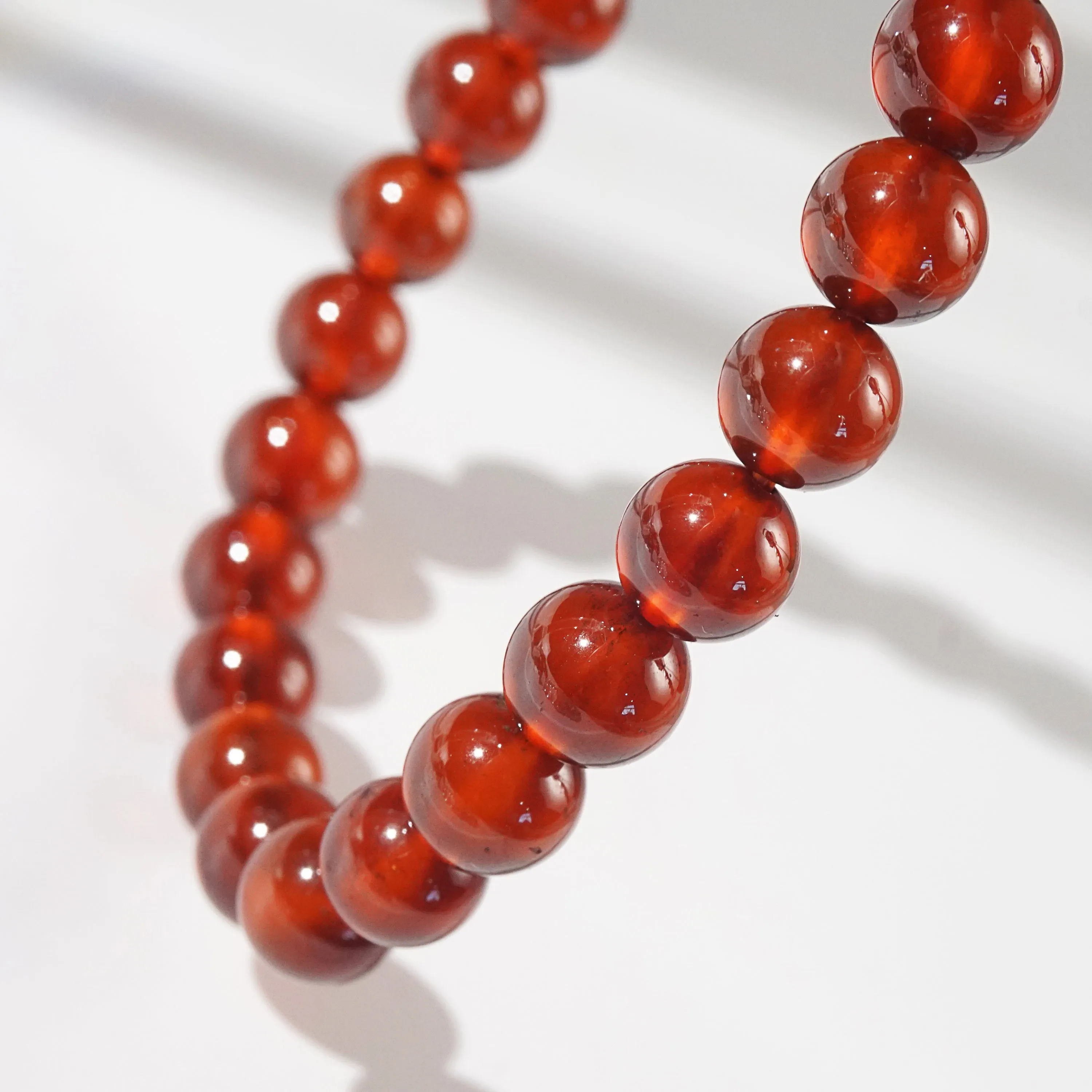 AA-Grade Hessonite Garnet 8mm