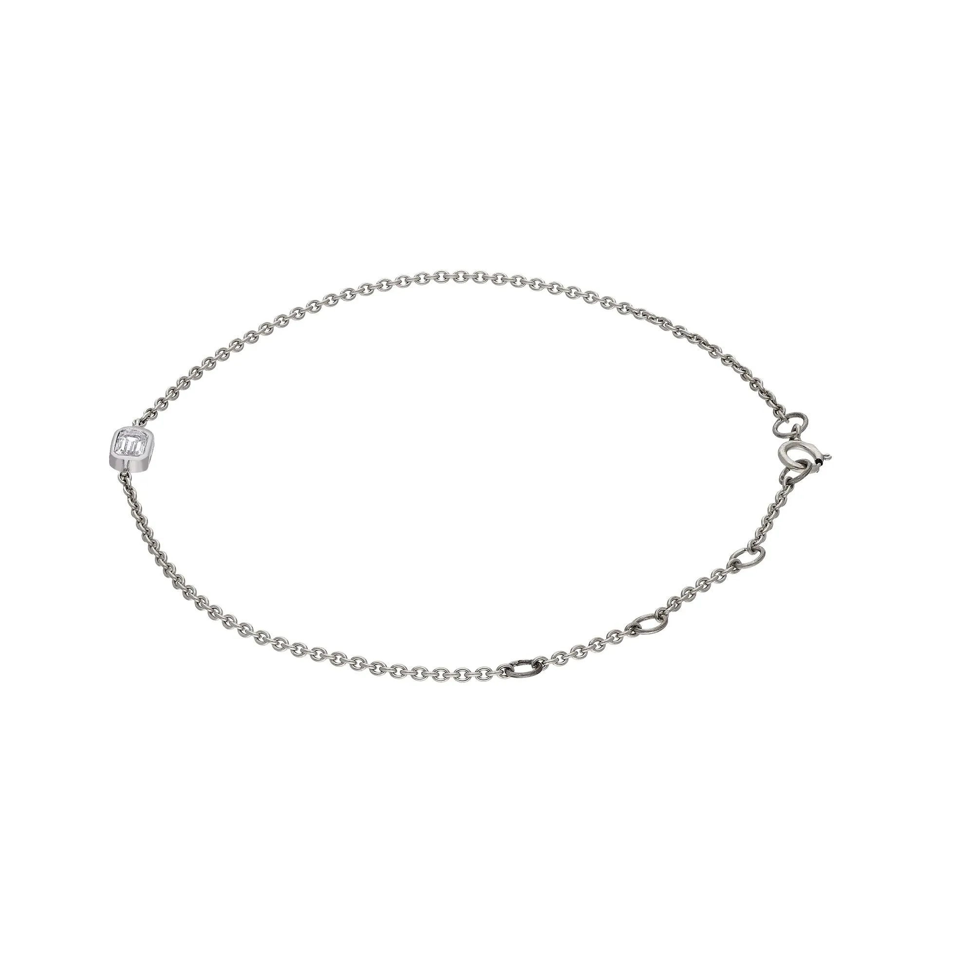 Adele Emerald Solitaire Bracelet