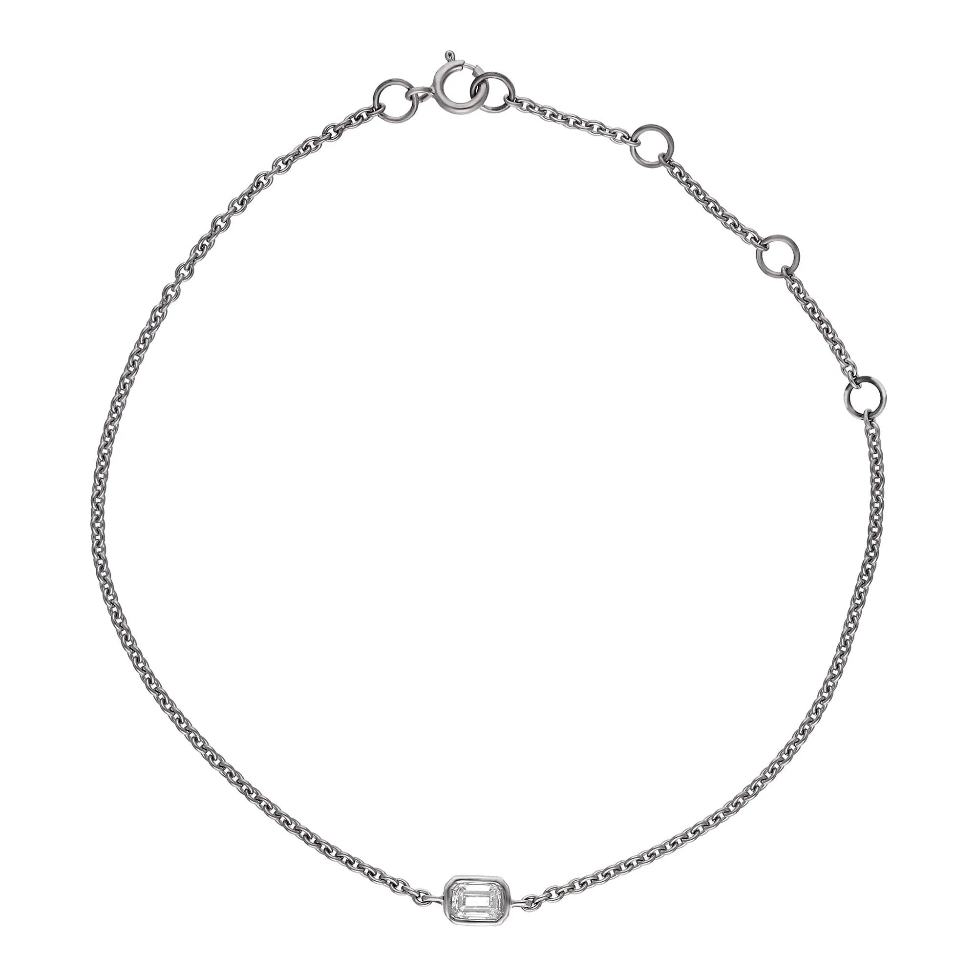 Adele Emerald Solitaire Bracelet