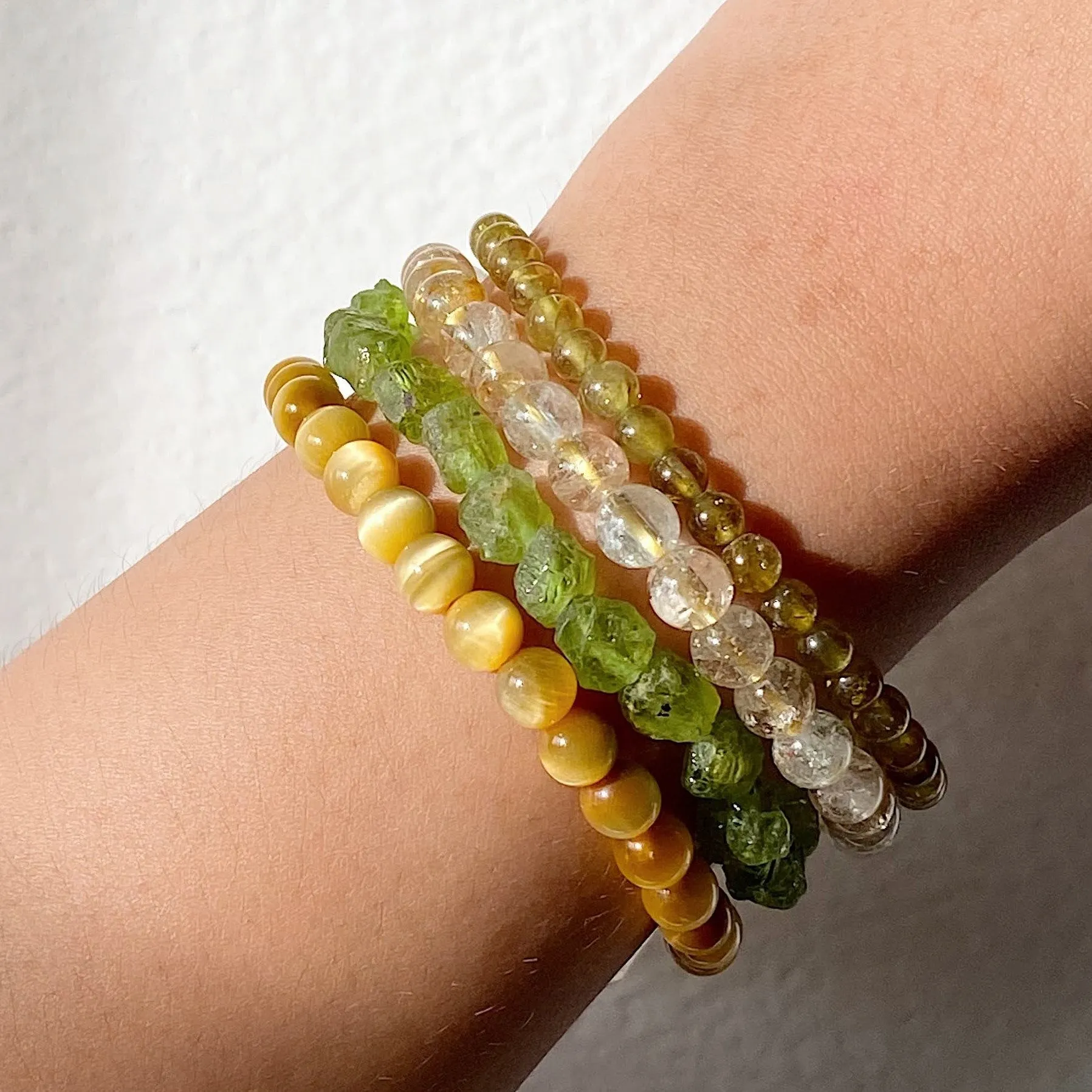 African Green Garnet 4mm