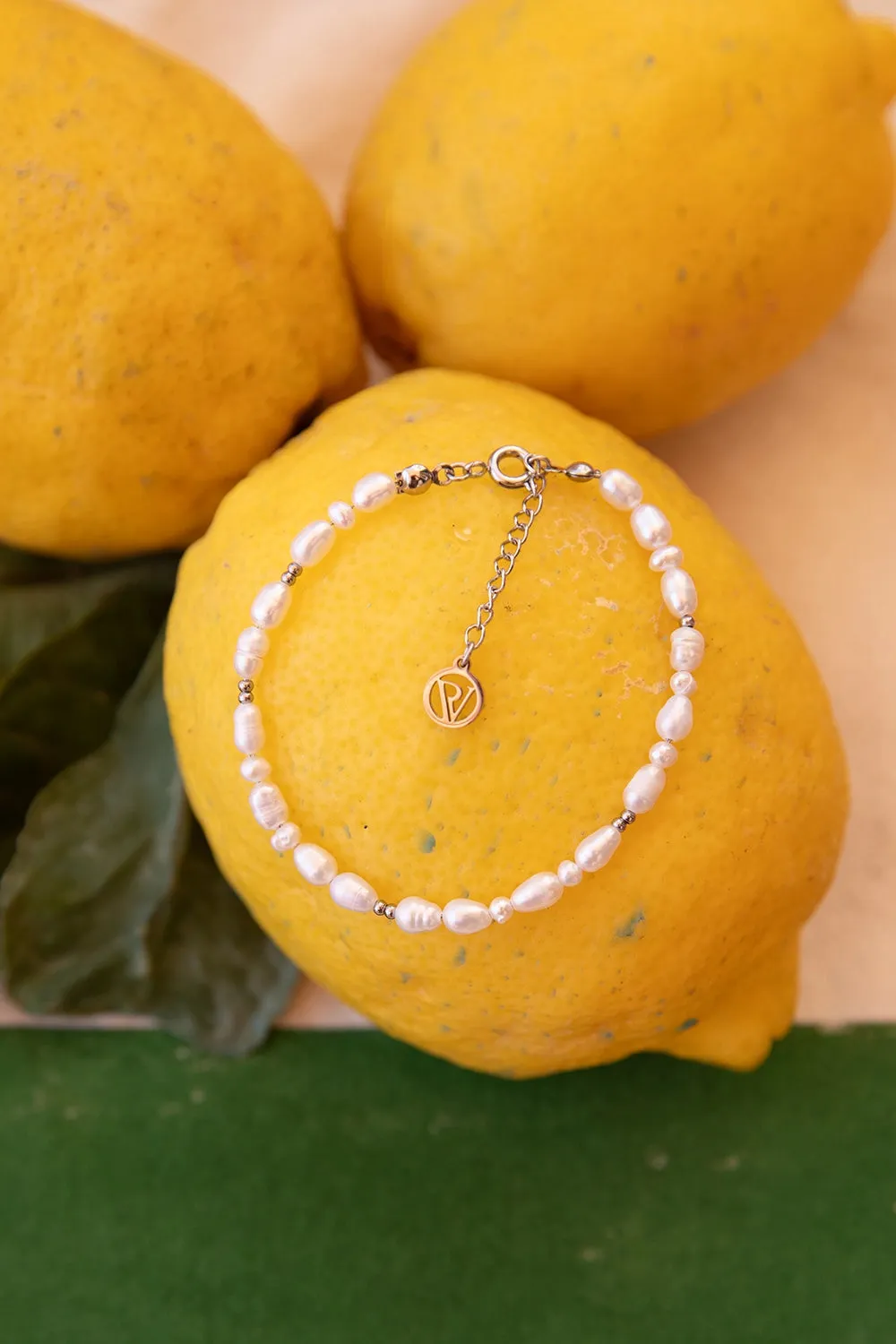 Amalfi Pearl Bracelet Silver