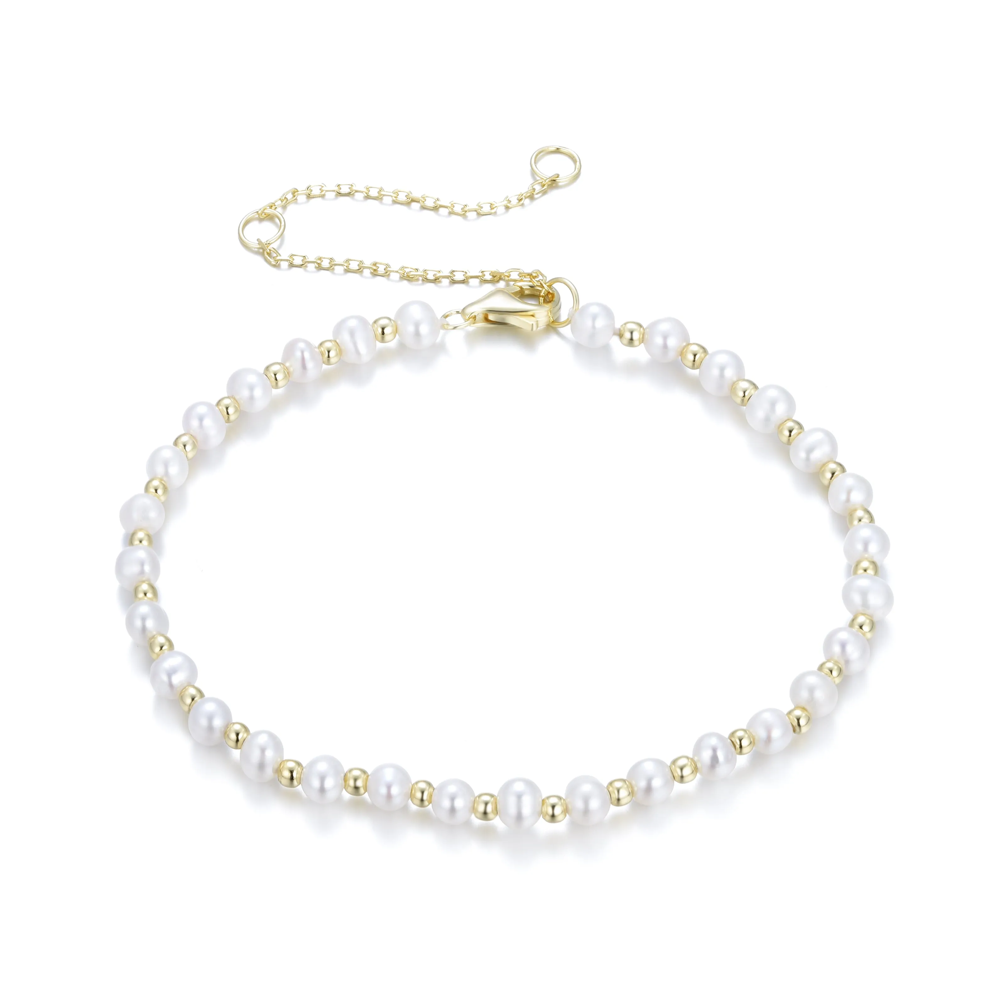 AMANI FRESHWATER PEARL GOLD BRACELET