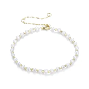 AMANI FRESHWATER PEARL GOLD BRACELET