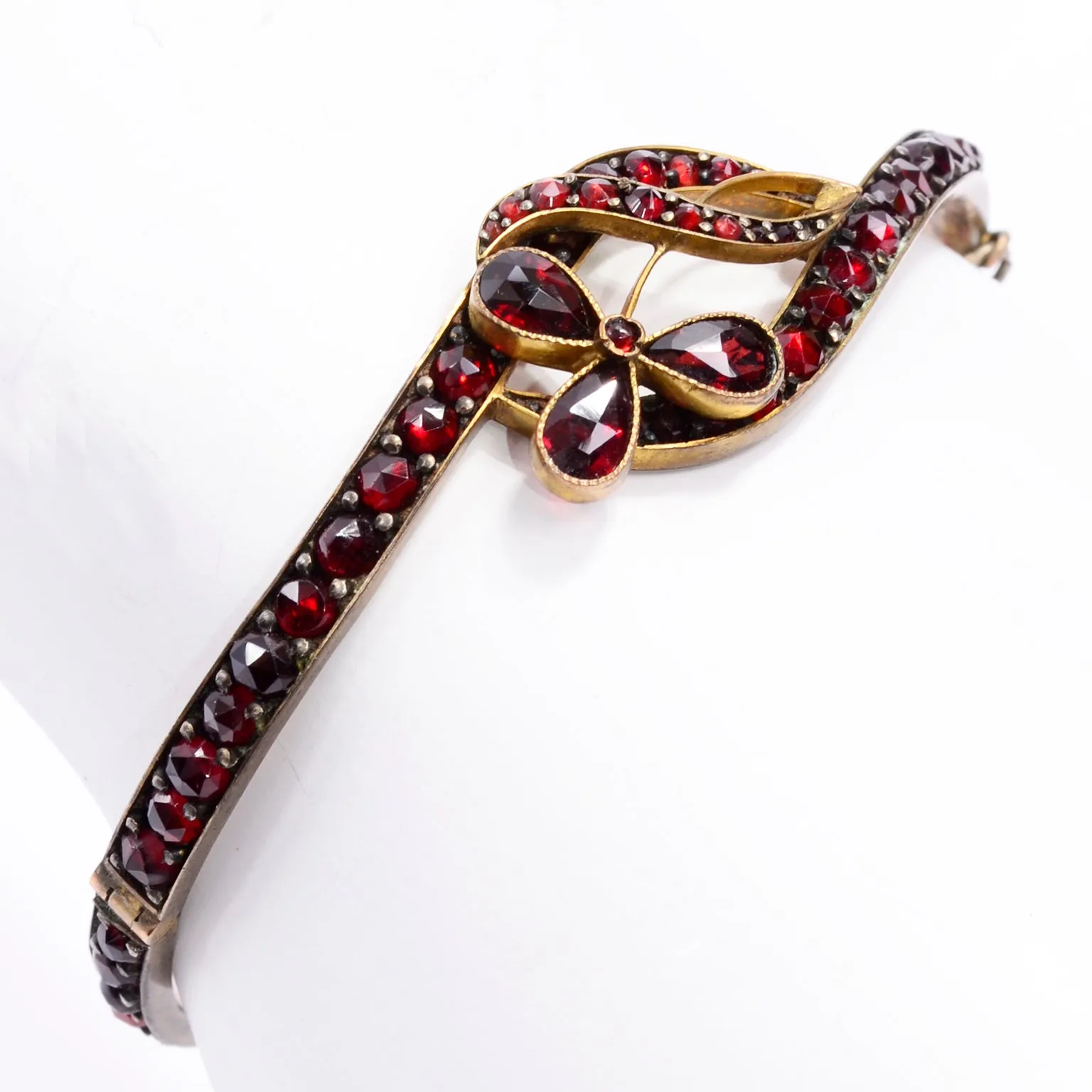Antique Victorian Bohemian Garnet Red Vintage Bracelet
