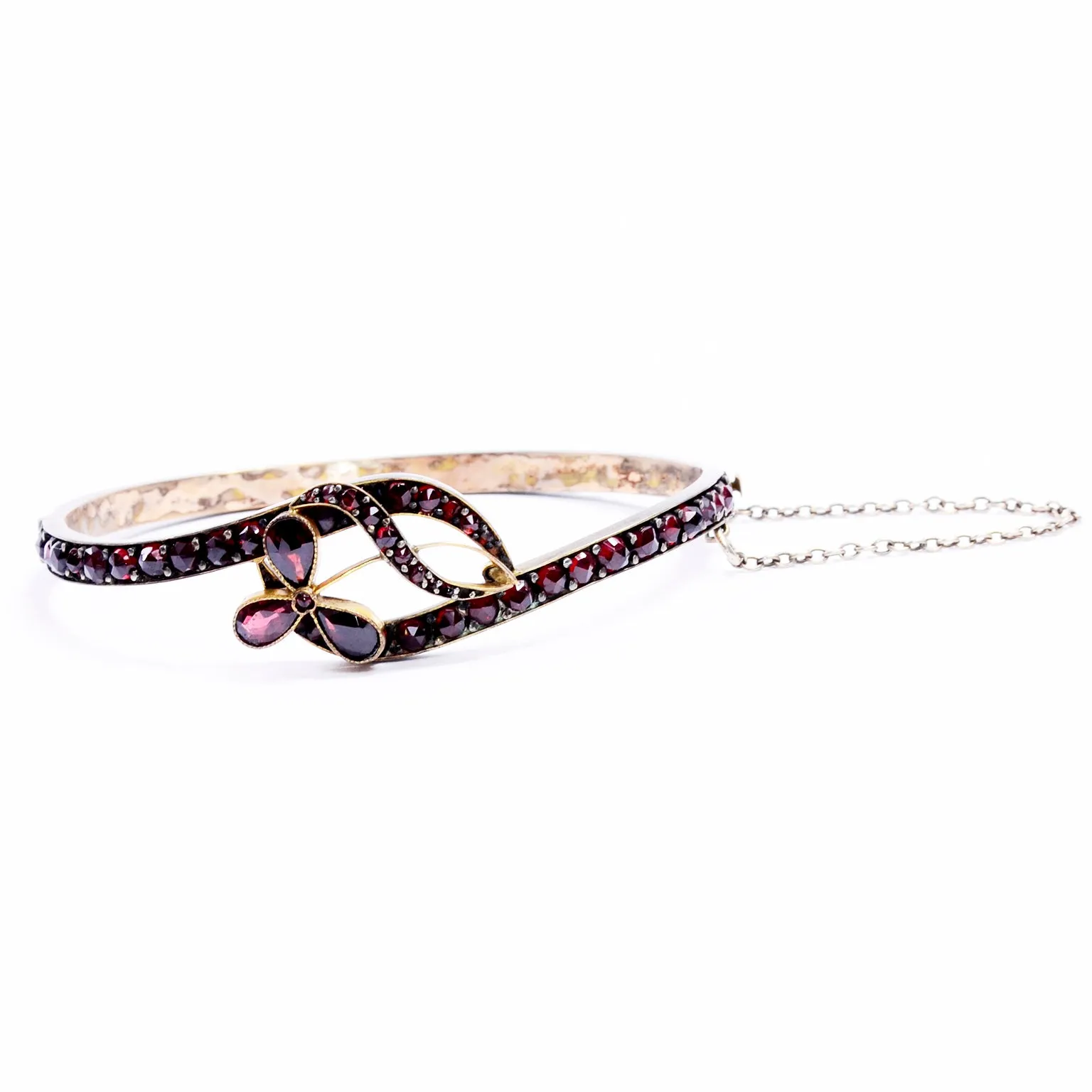 Antique Victorian Bohemian Garnet Red Vintage Bracelet