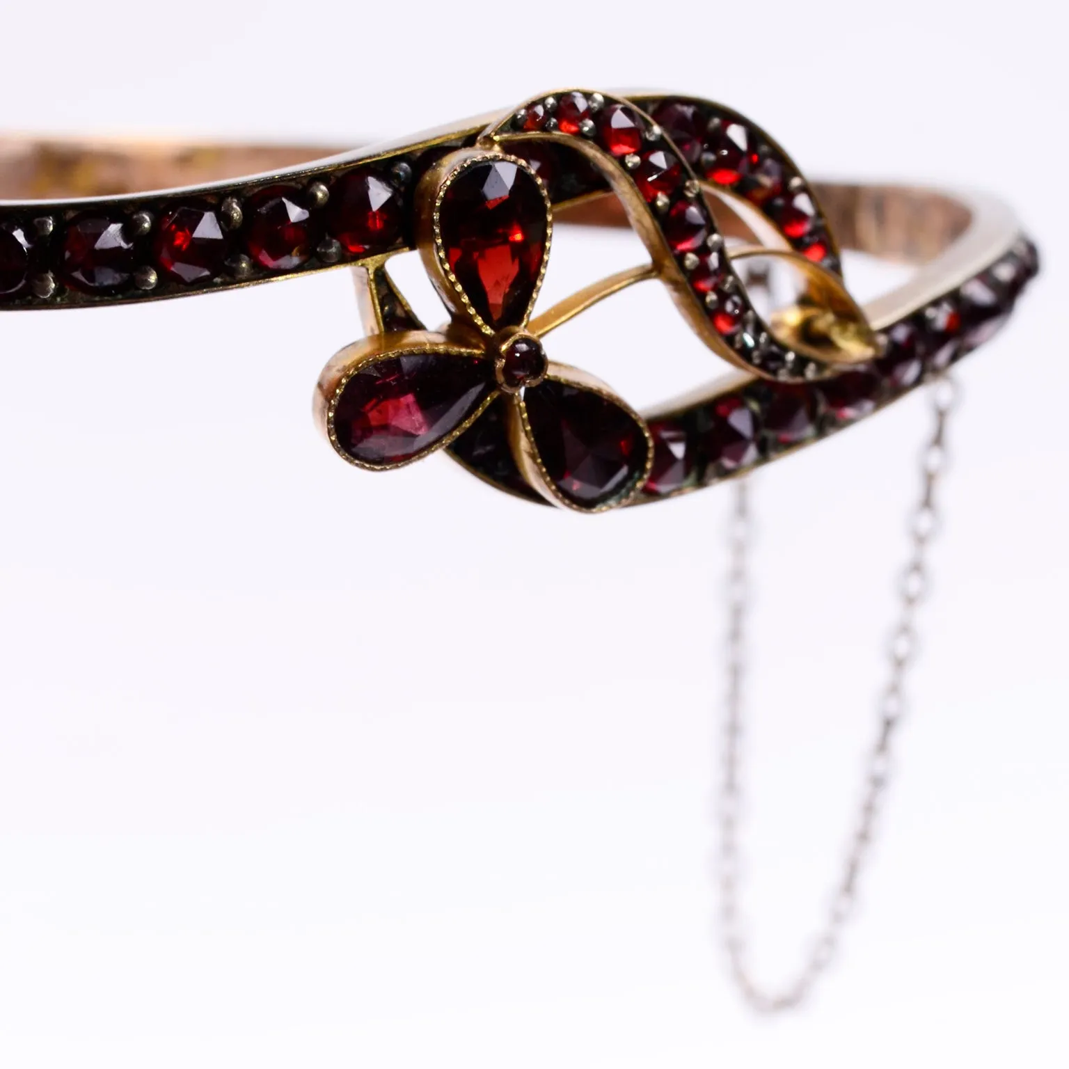 Antique Victorian Bohemian Garnet Red Vintage Bracelet