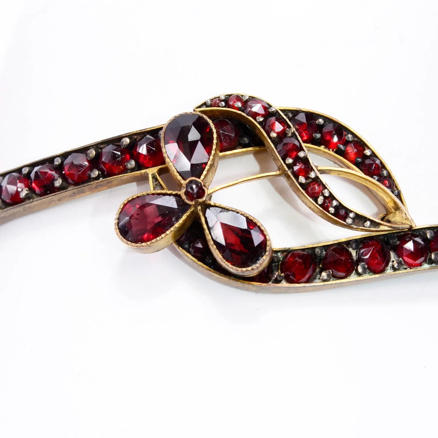 Antique Victorian Bohemian Garnet Red Vintage Bracelet
