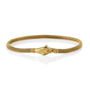 Art Deco Ouroboros Bracelet