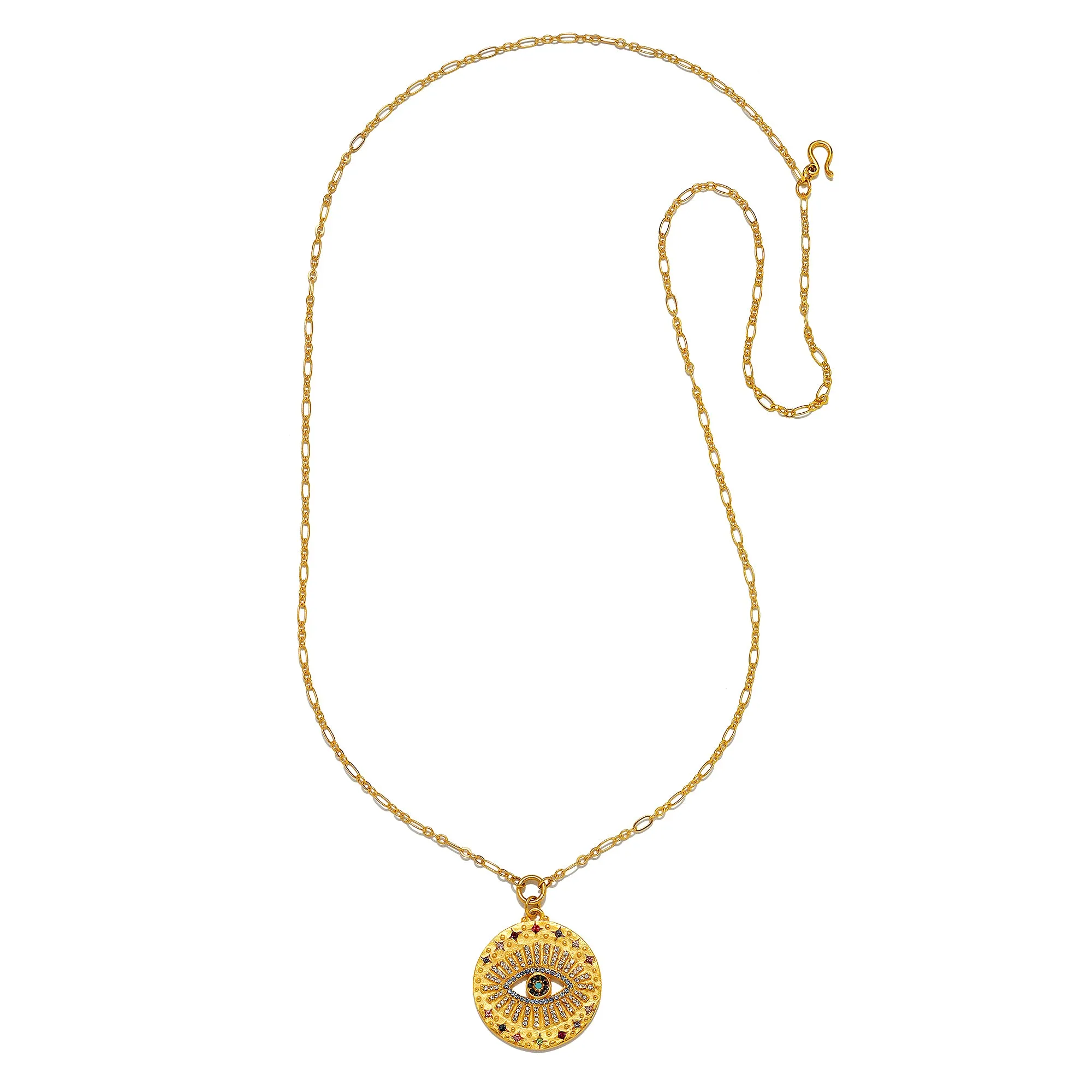 Athena Super Evil Eye Convertible Necklace