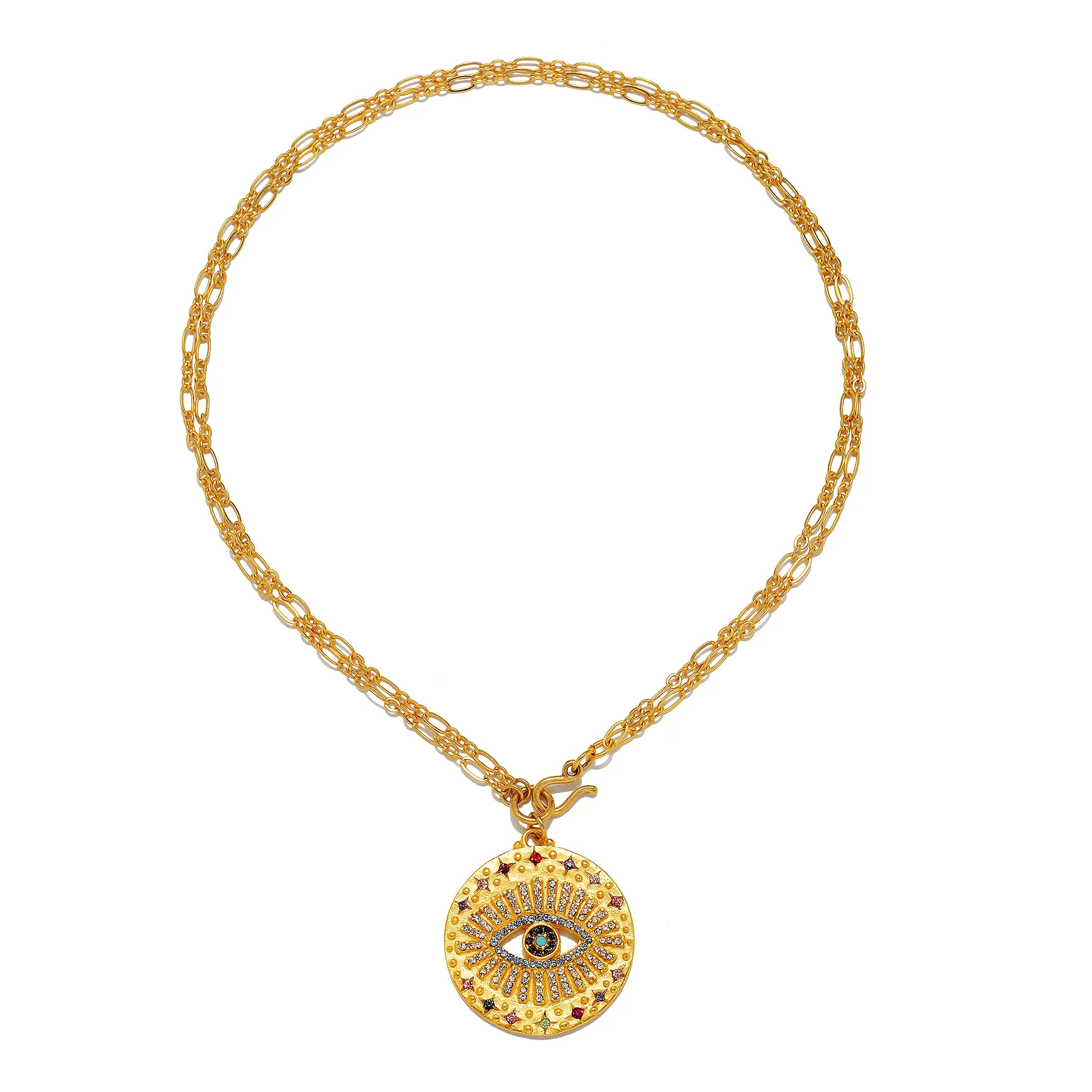 Athena Super Evil Eye Convertible Necklace