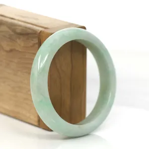 Baikalla "Classic Bangle" Green Natural Burmese Jadeite Jade Bangle (55.35 mm) #824