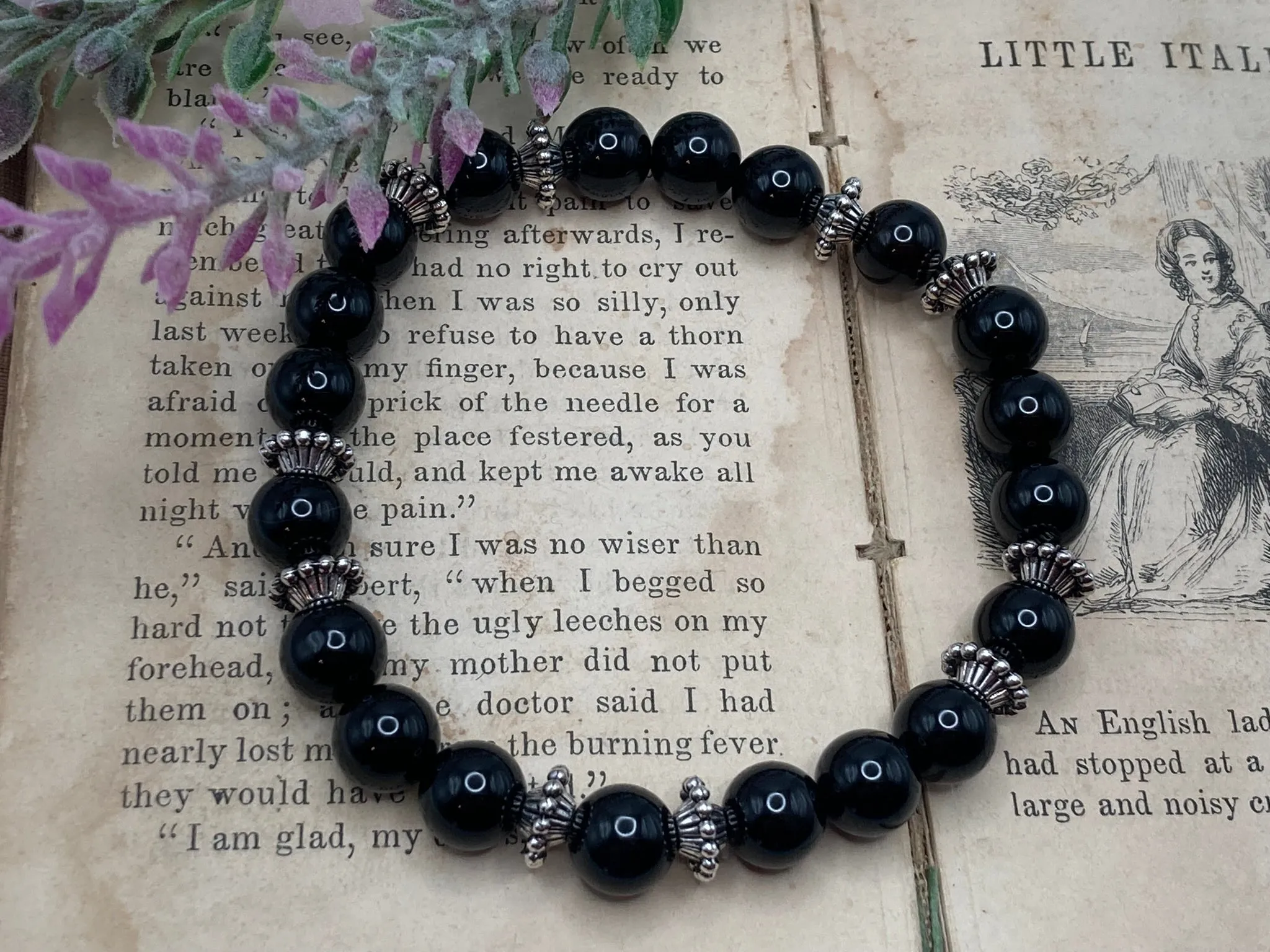 Black Onyx Stretch Bracelet