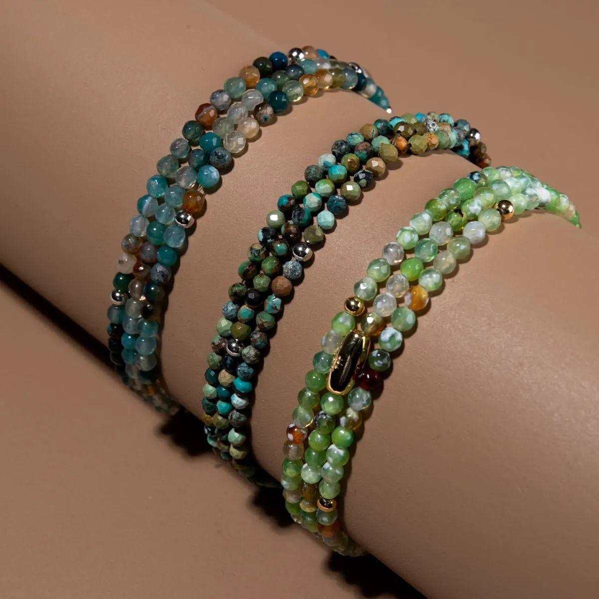 Blue Jade | .925 Sterling Silver | Gemstone Wrap