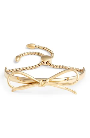 Bow Adjustable Cuff Bracelet | More Colors Available