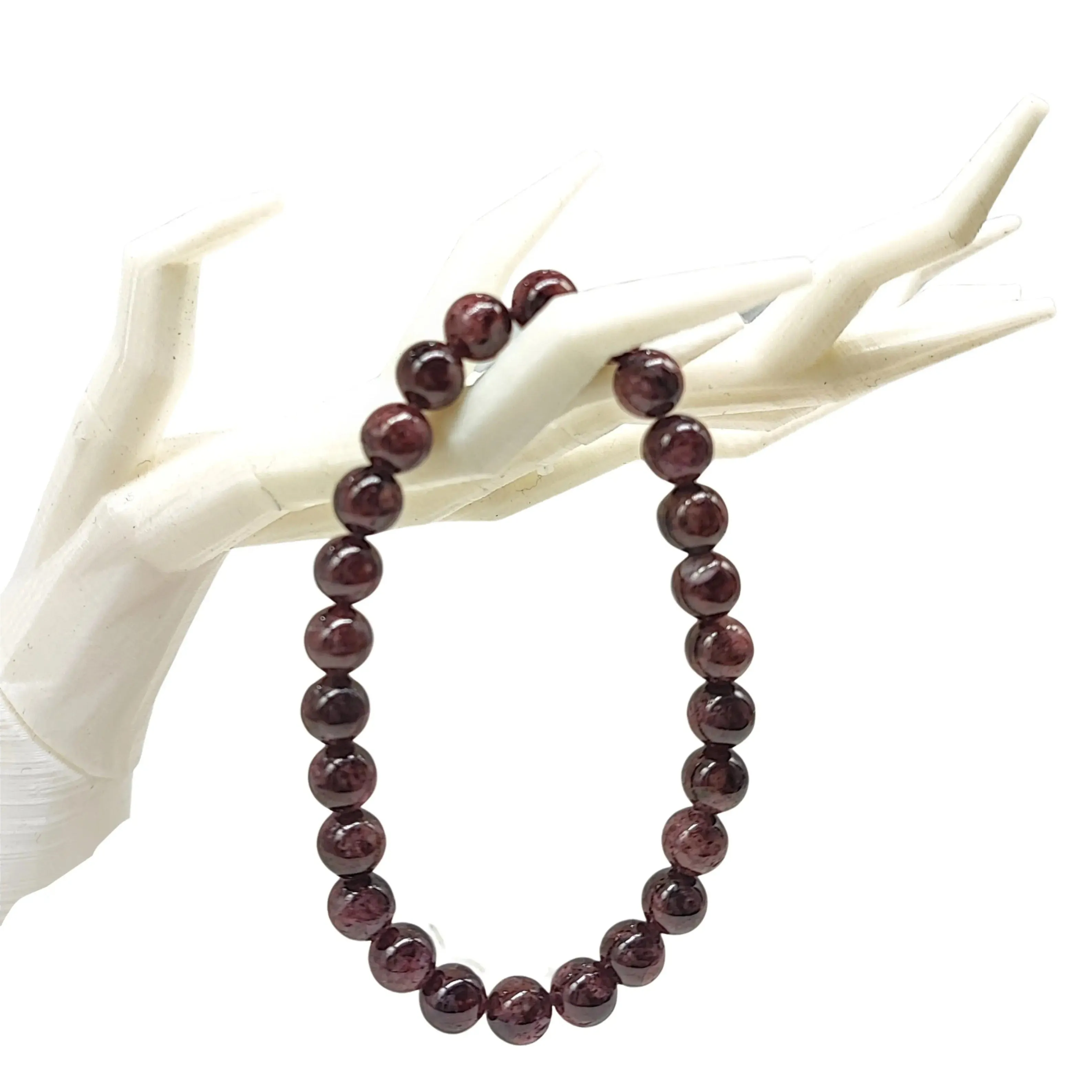 Bracelet -Garnet -8mm