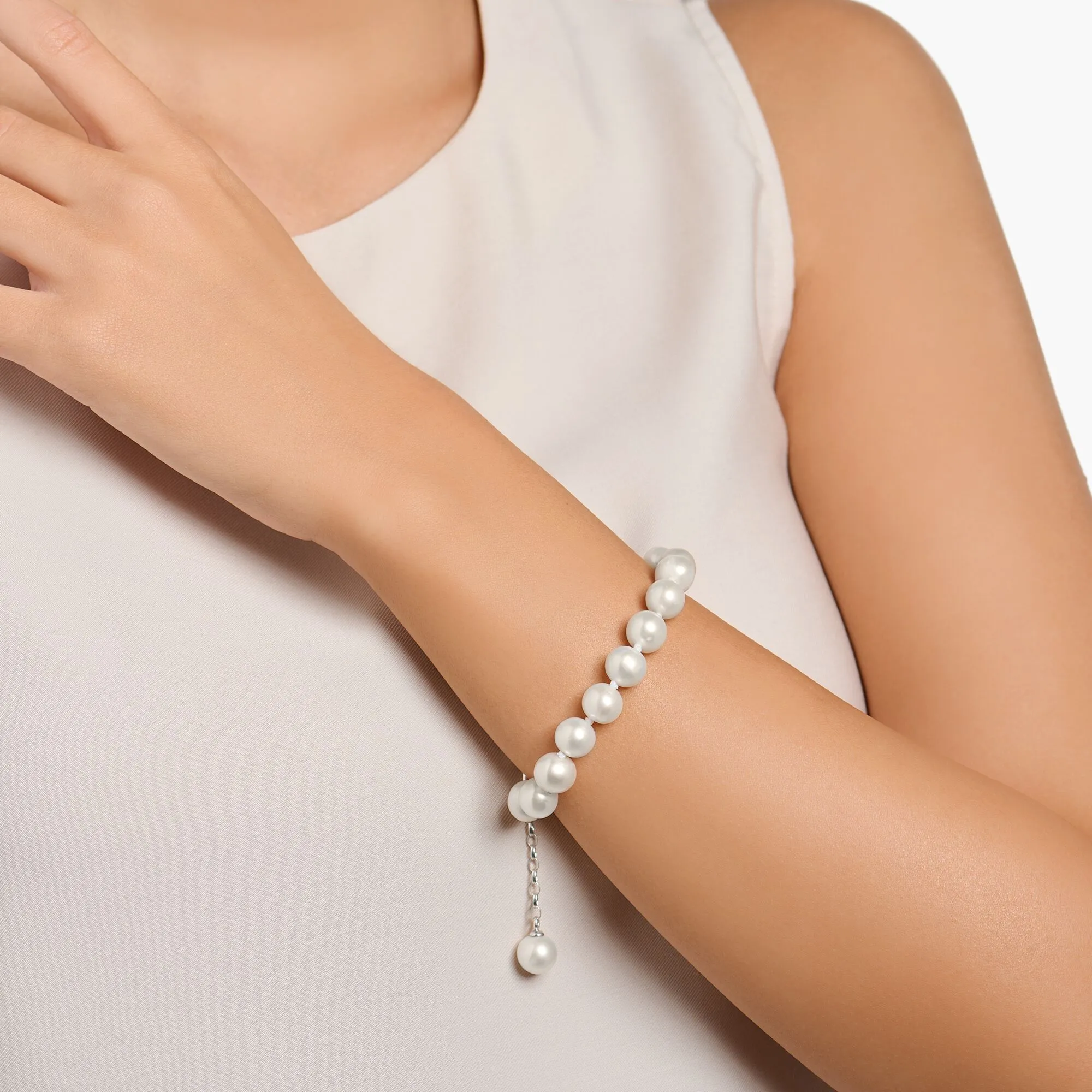 Bracelet with pearls