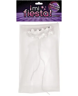 Bride Veil Sassy Girl (White)