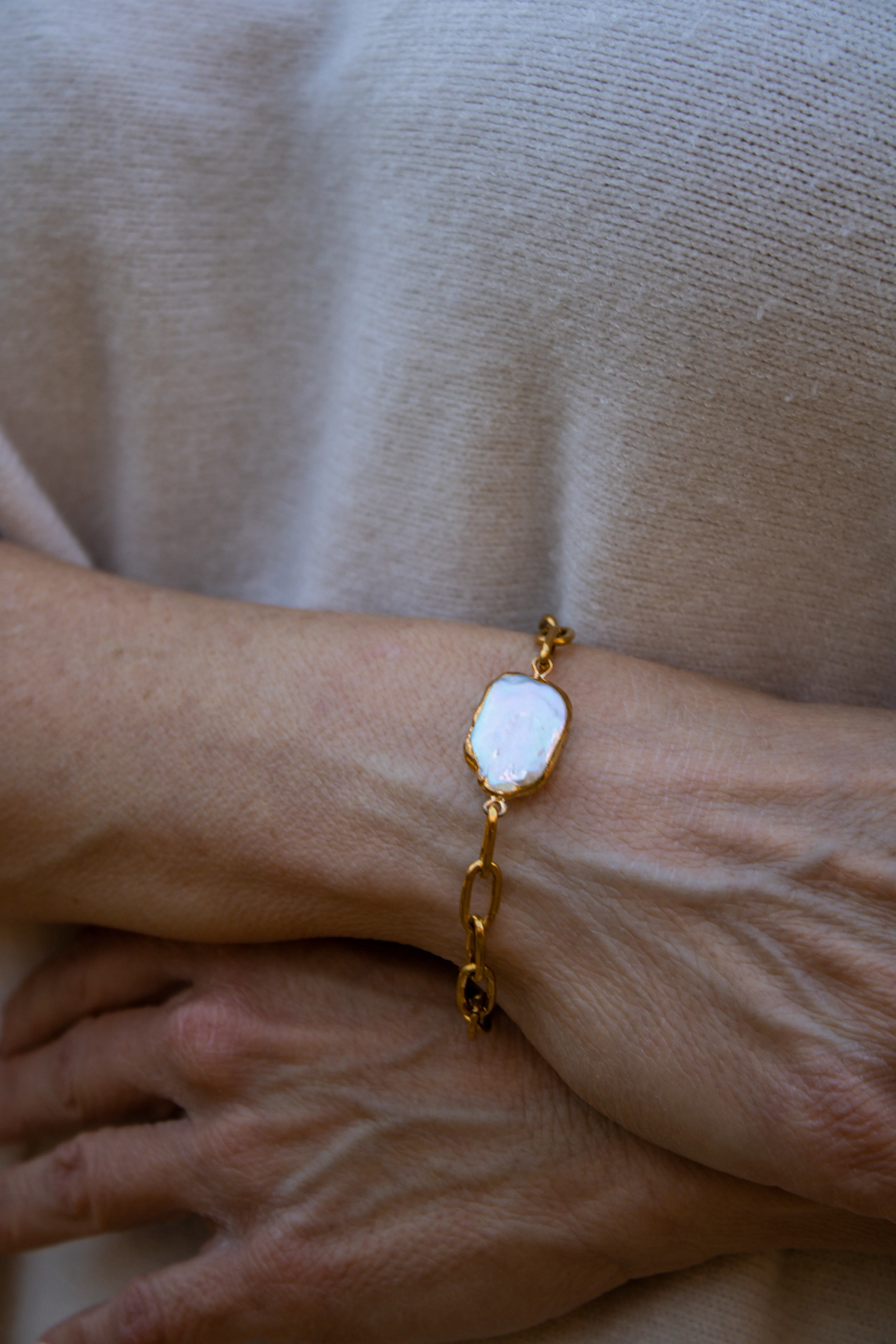 Cape Cod Baroque Pearl Bracelet