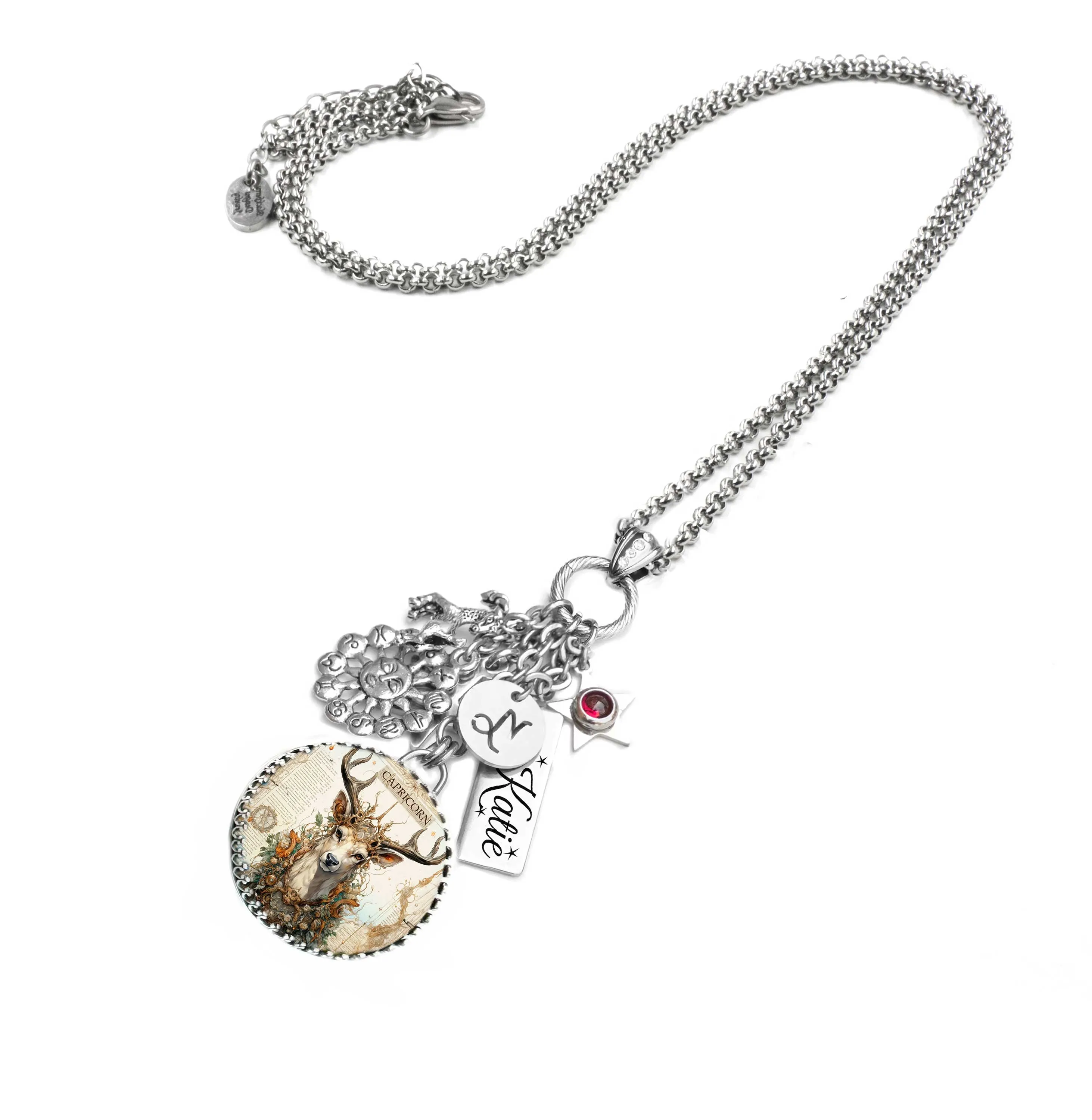Capricorn Horoscope Necklace