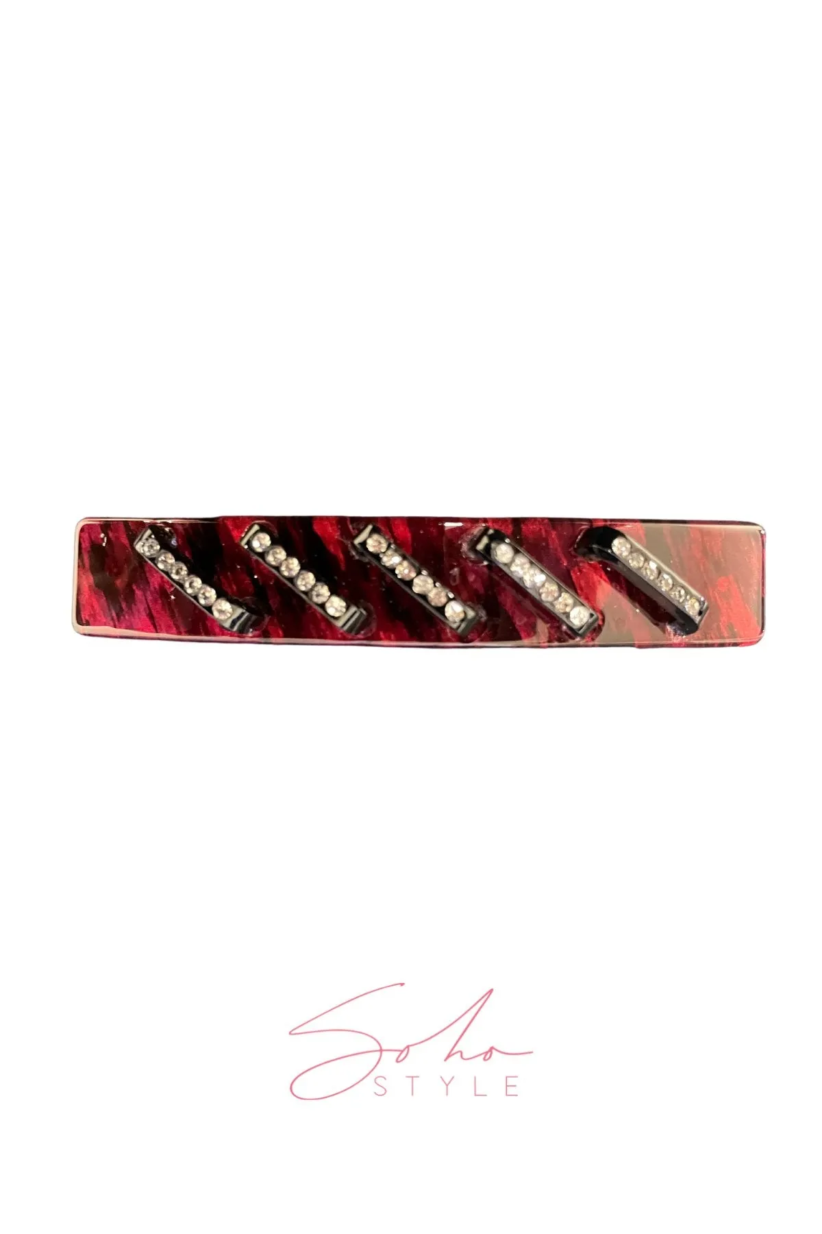 Cellulose #46- Large Marble Barrette
