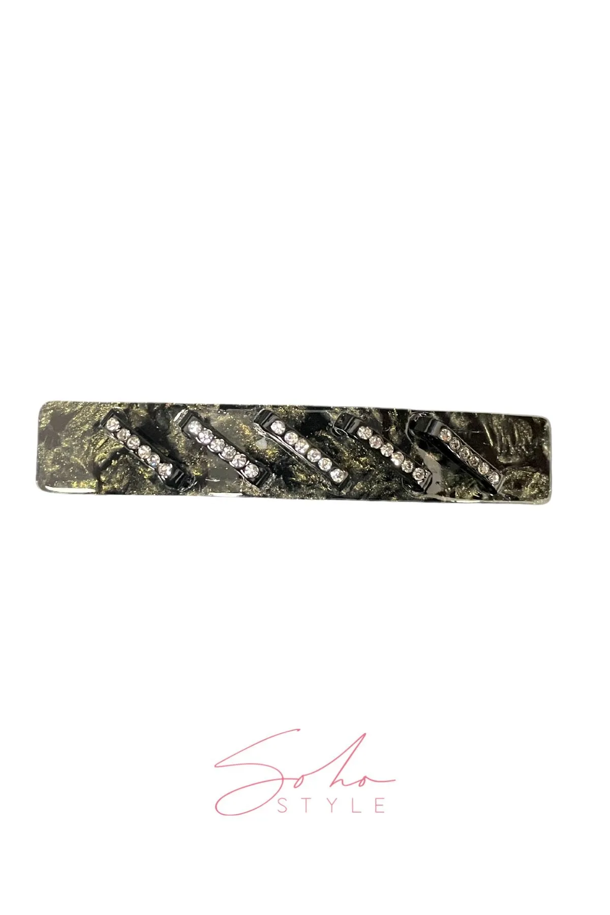 Cellulose #46- Large Marble Barrette