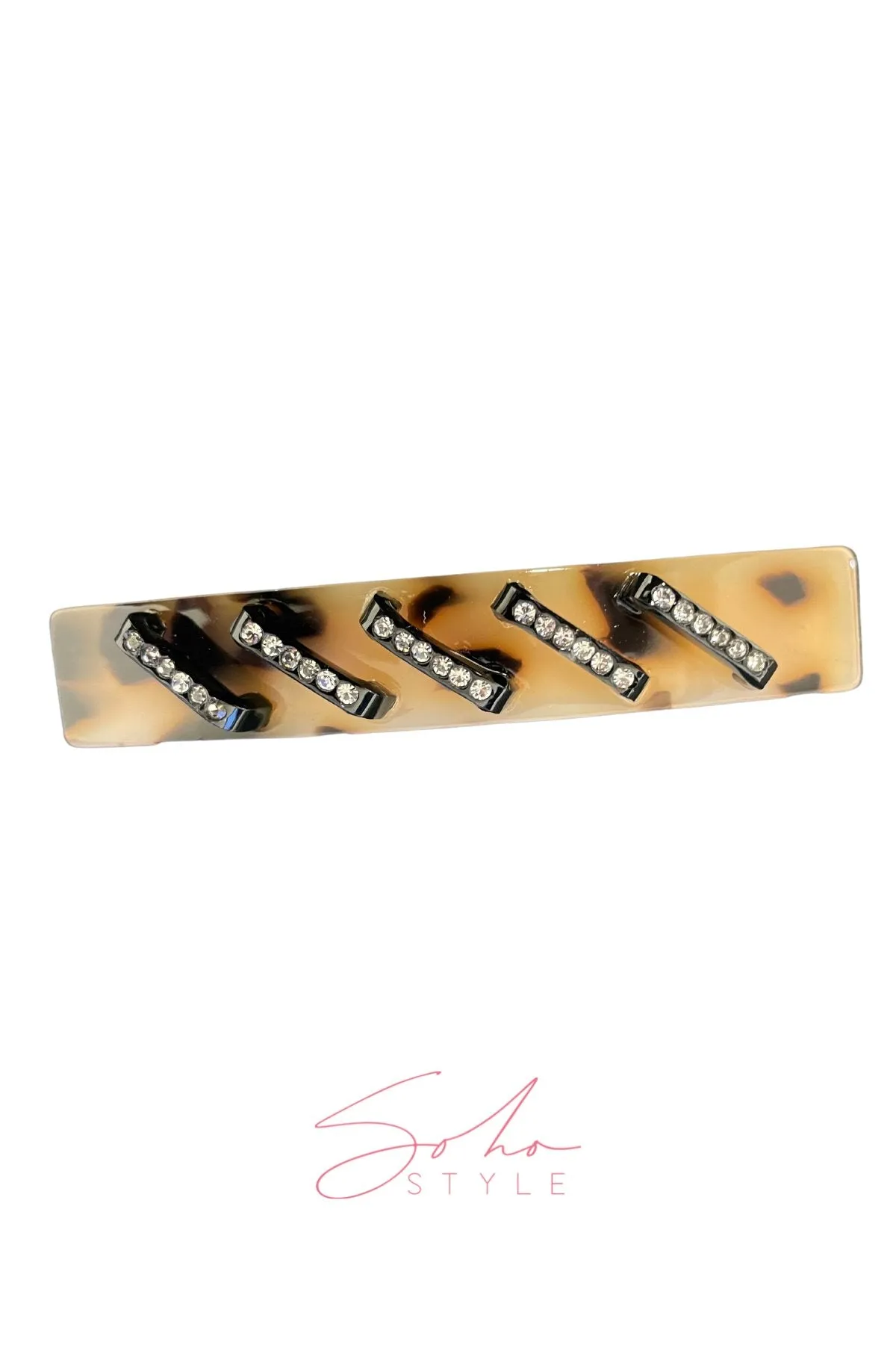 Cellulose #46- Large Marble Barrette