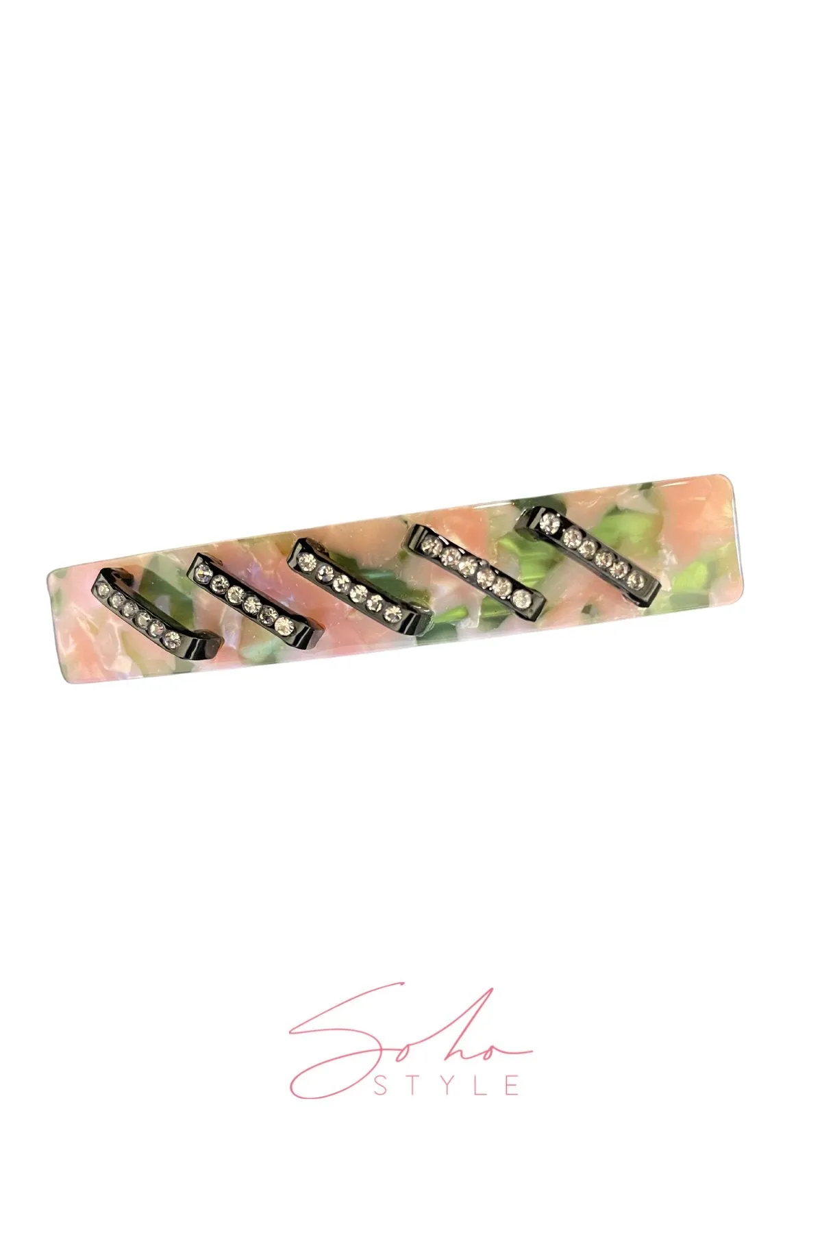Cellulose #46- Large Marble Barrette
