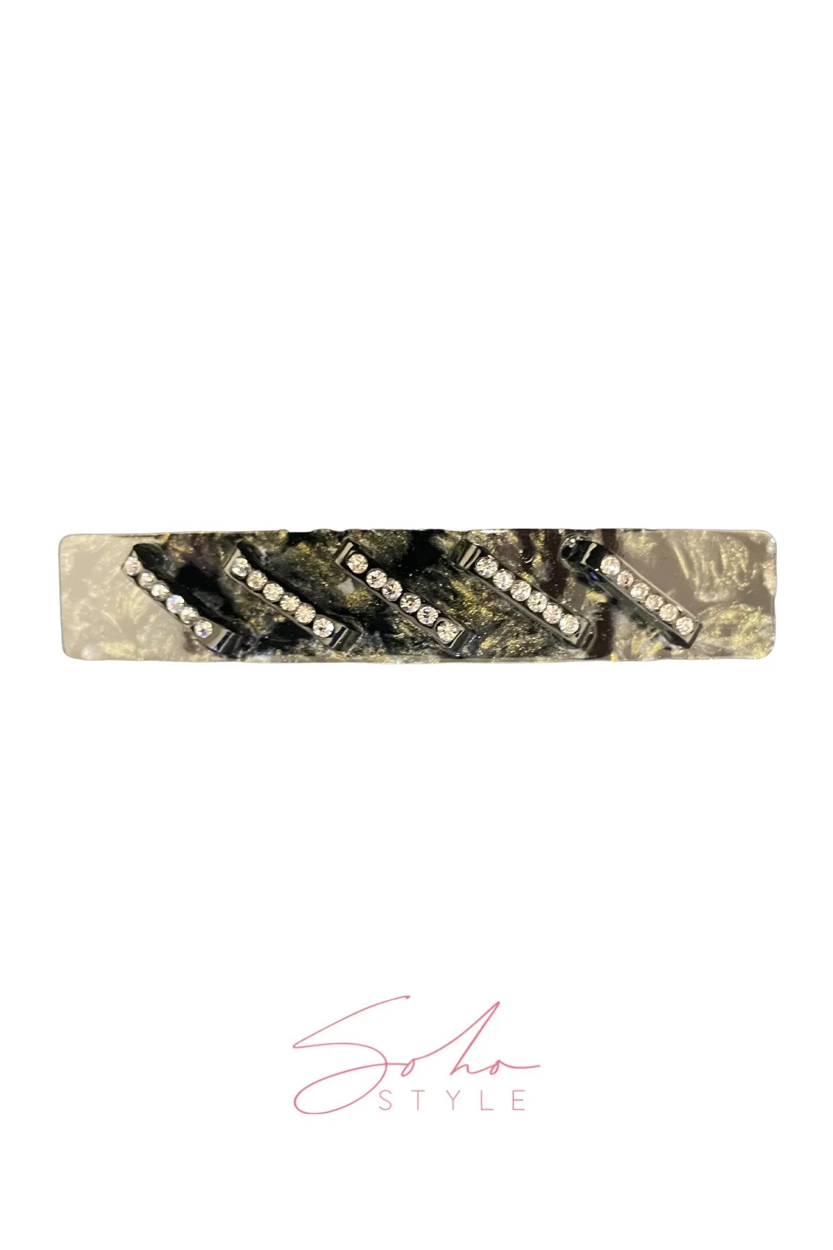 Cellulose #46- Large Marble Barrette