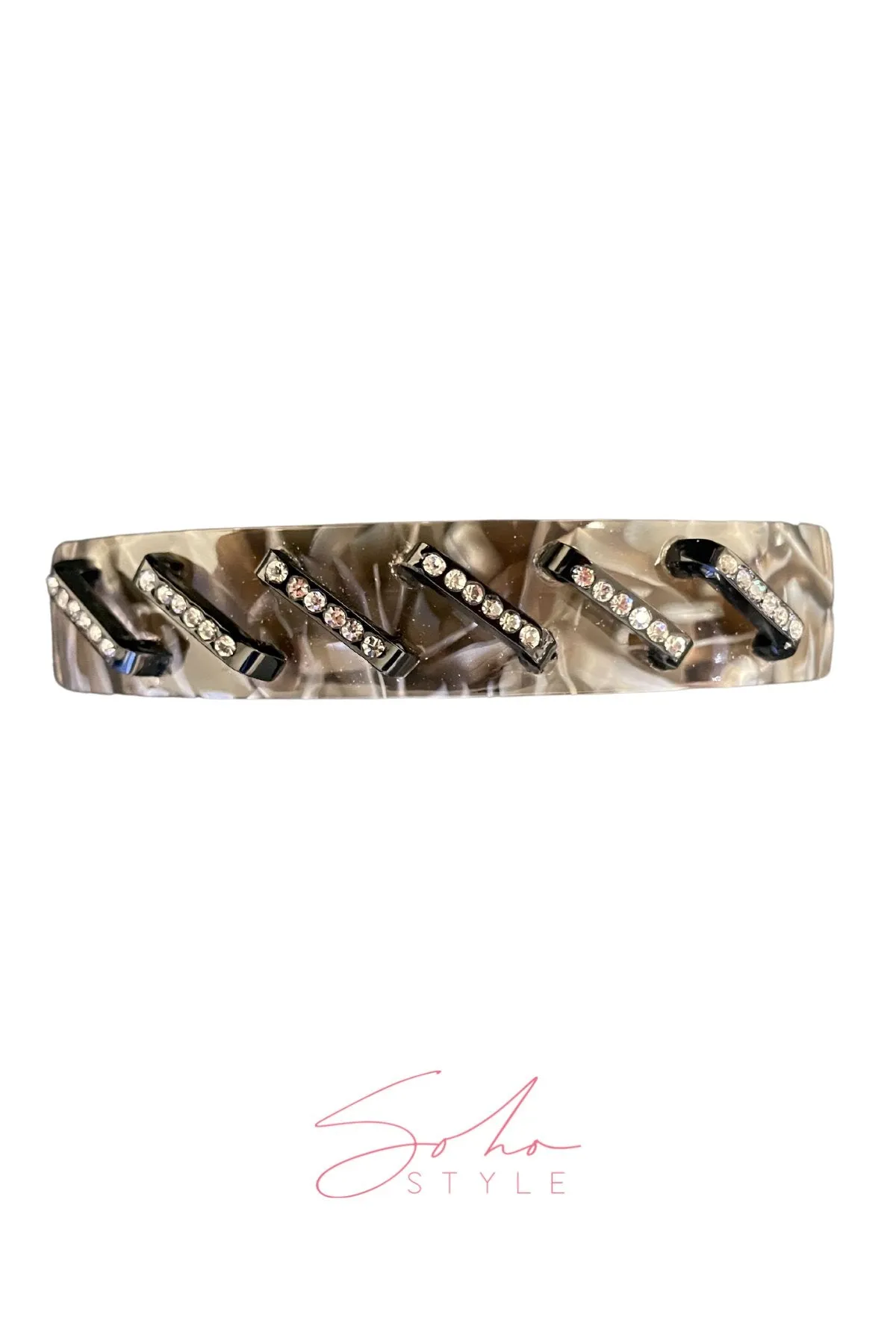Cellulose #46- Large Marble Barrette