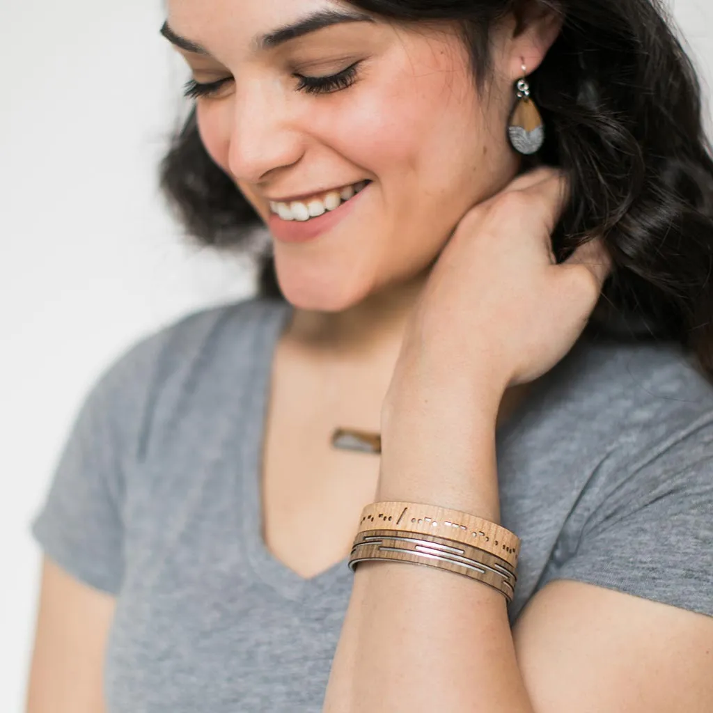 Chevron Thin Cuff