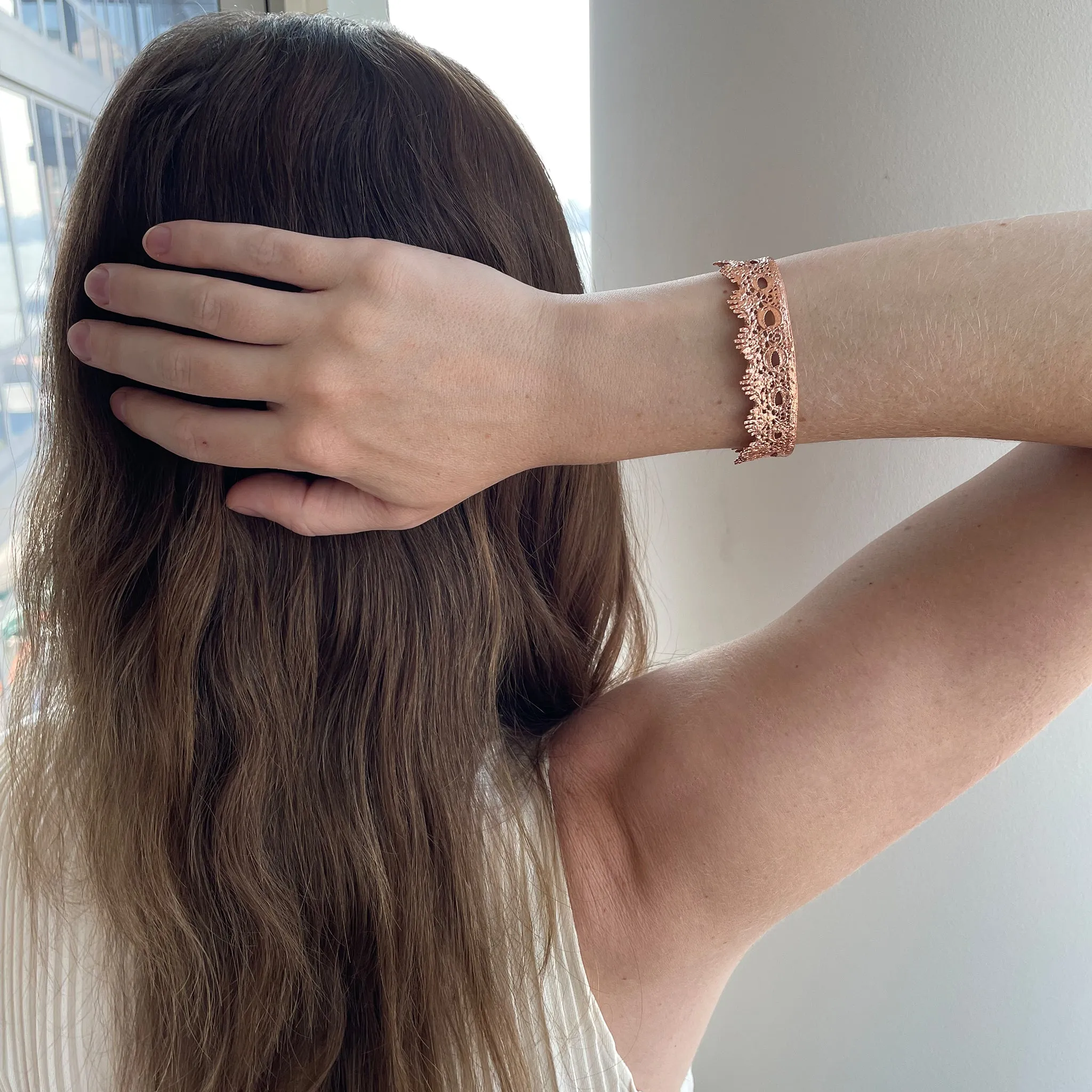 Chiara - Finest Lace Cuff Bracelet