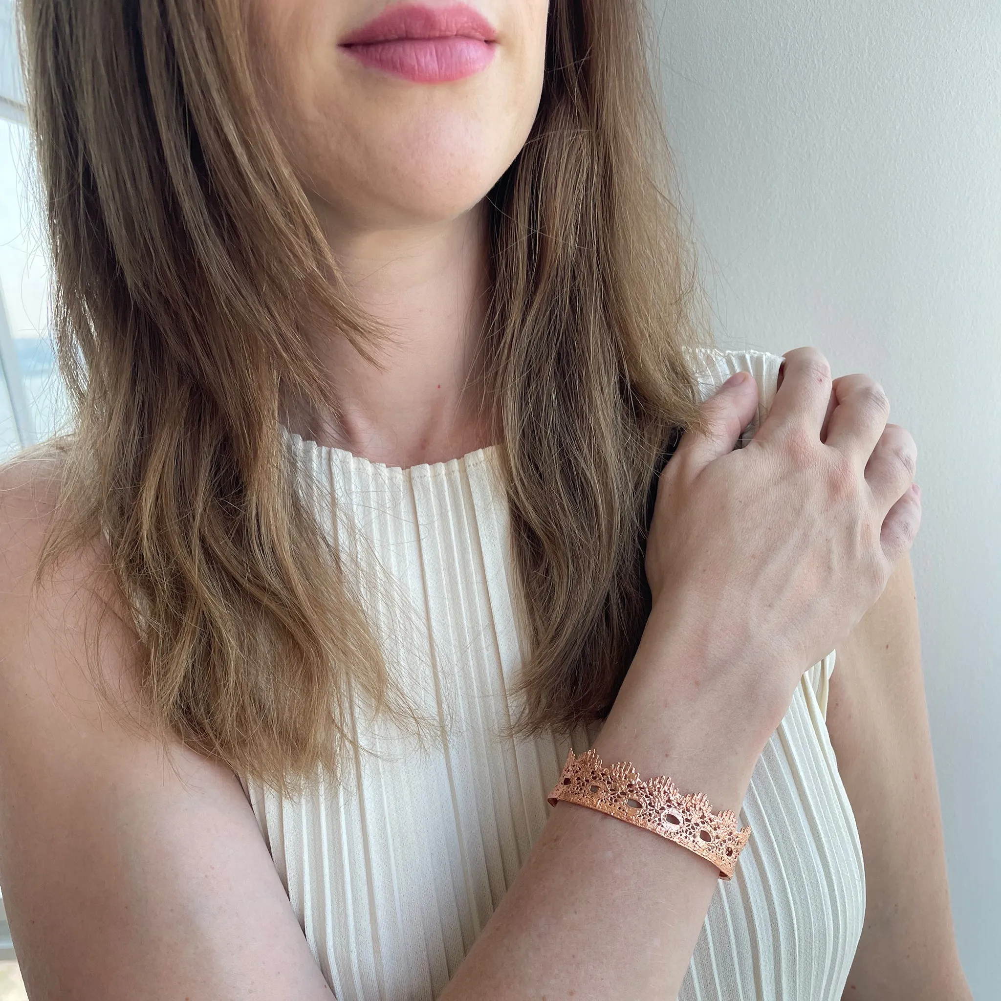 Chiara - Finest Lace Cuff Bracelet