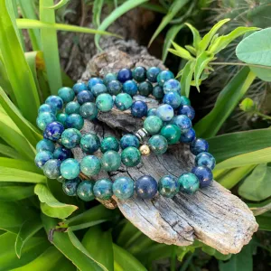 Chrysocolla bracelet, symbol of self-expression