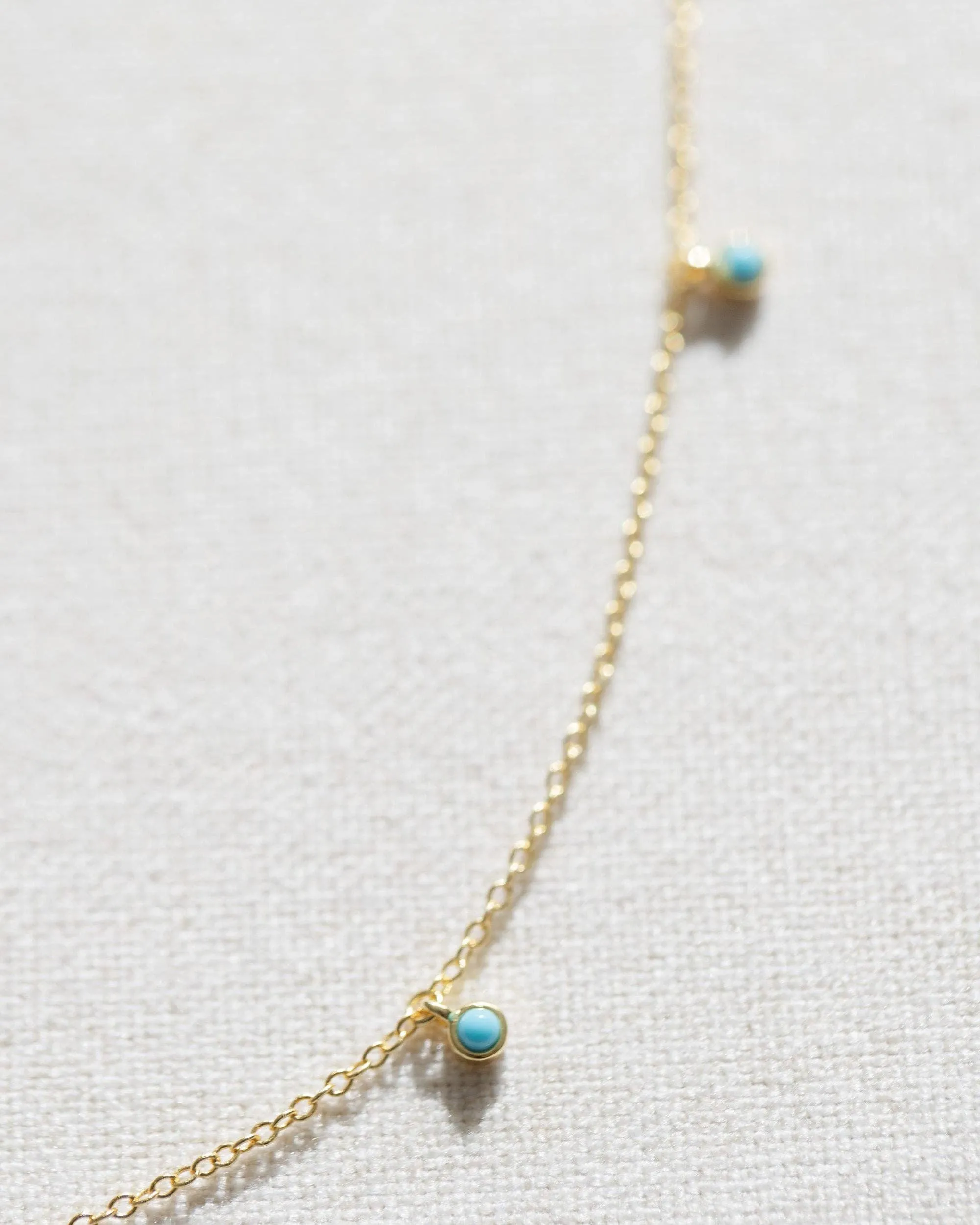 Coast and Cove - Turquoise Satellite Necklace