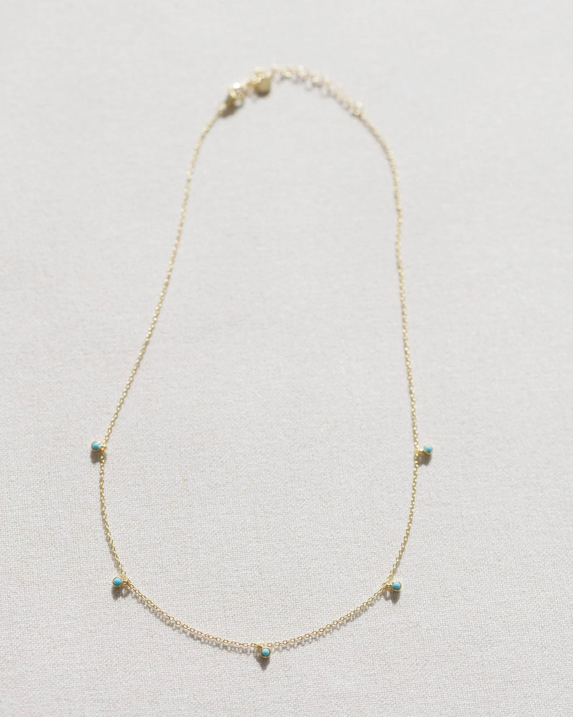 Coast and Cove - Turquoise Satellite Necklace