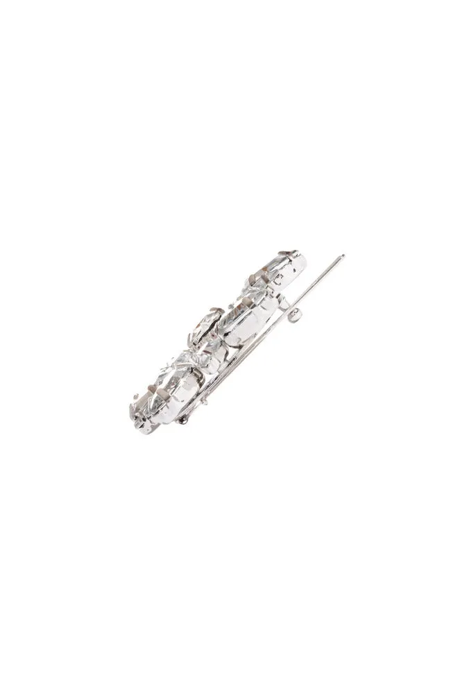 Crystal Dahlia Tige Boule Barrette