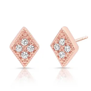 Diamond Pave Diamond Stud