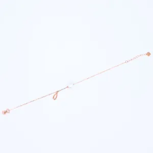 Diamond "droplets" Pearls Bracelet