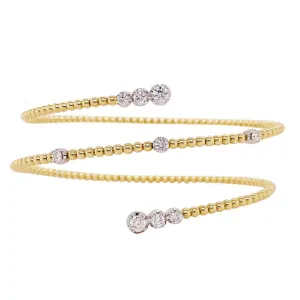 Diamond Wrap Flexible Bracelet