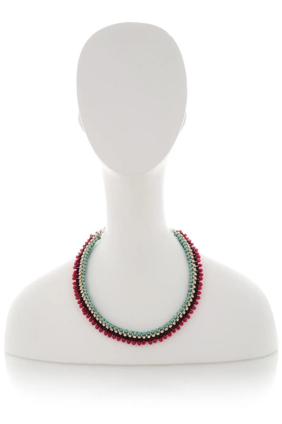 DONELLA Woven Crystal Necklace