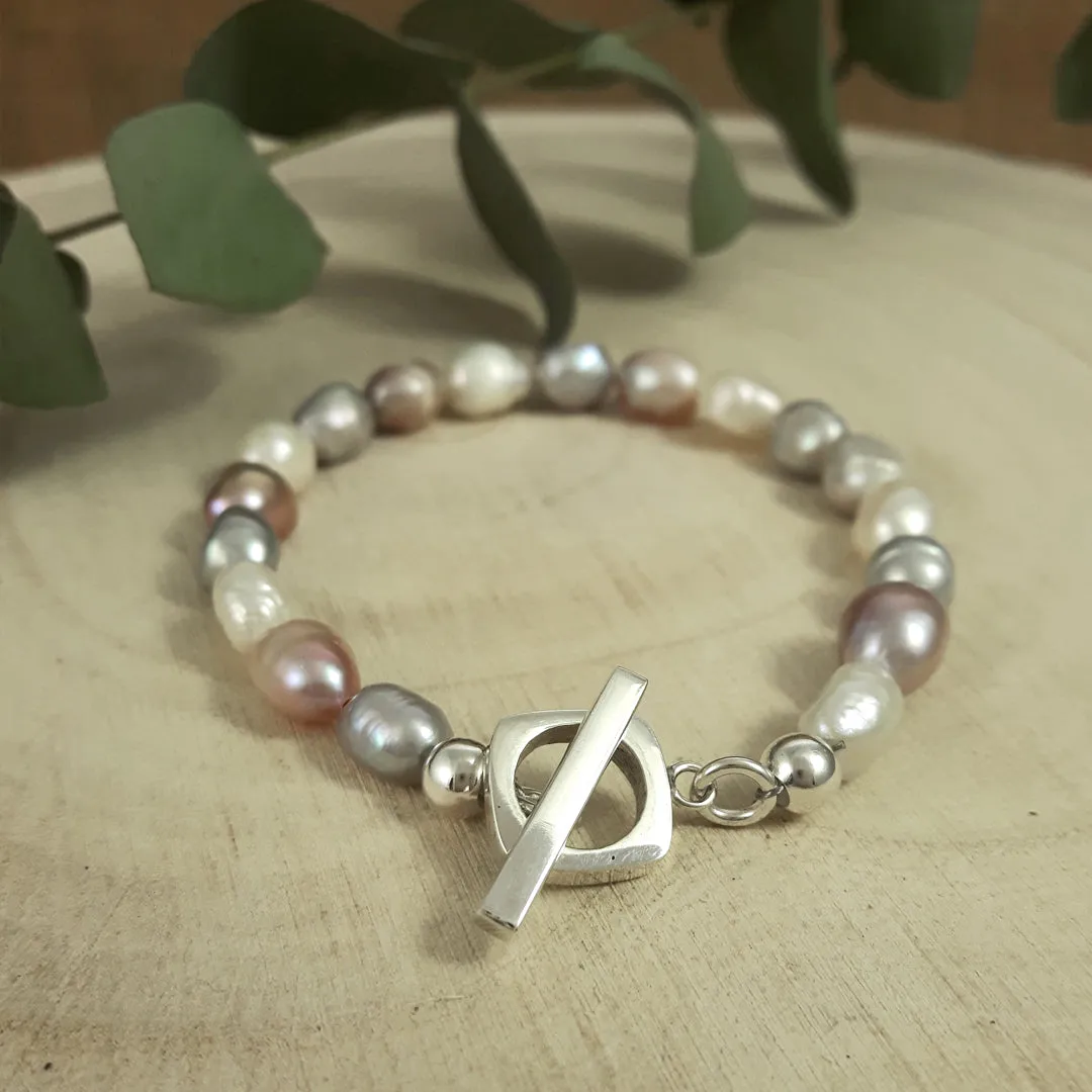 Elenita Multi Keishi Pearl Bracelet